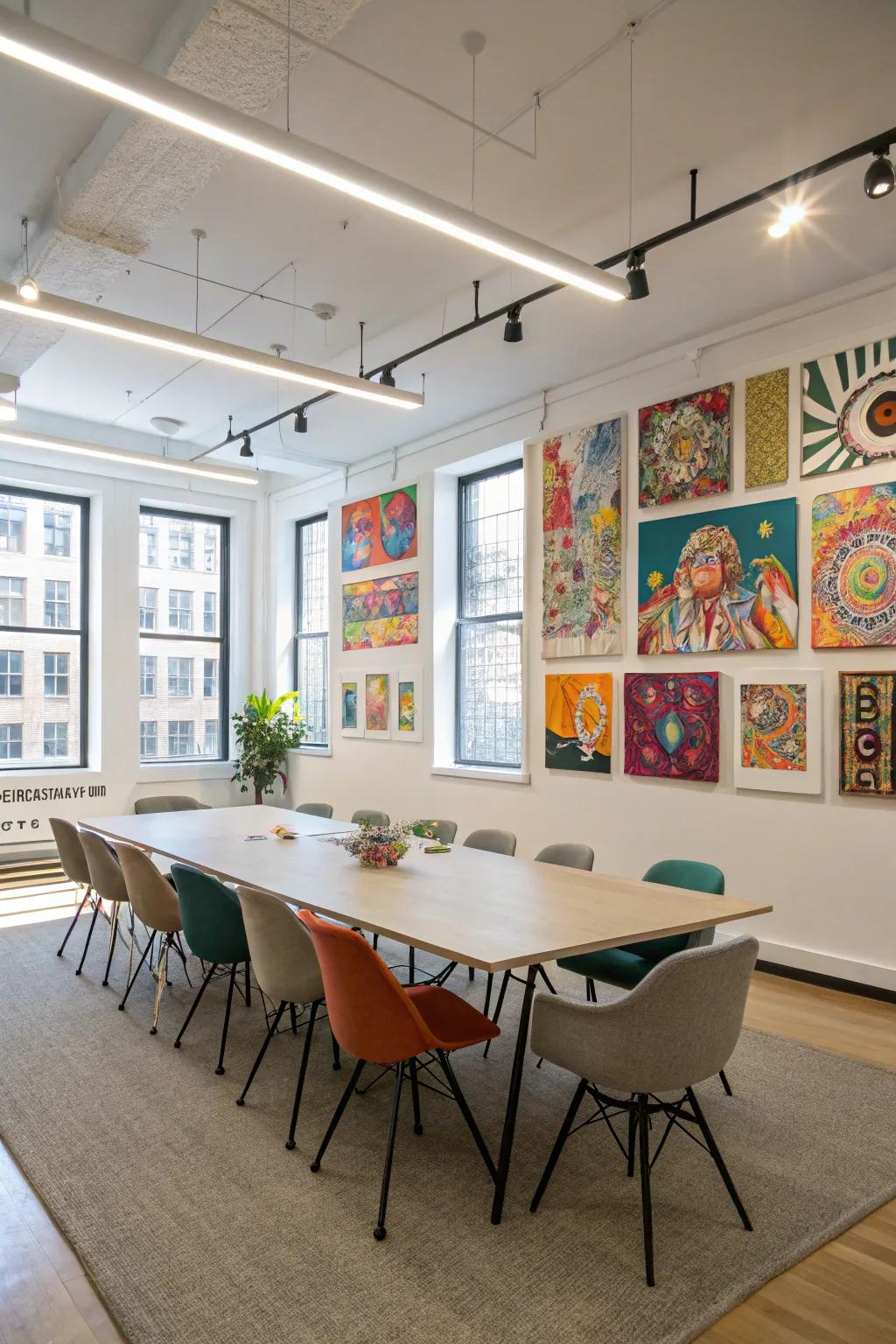 Thoughtful art transforms your meeting space.