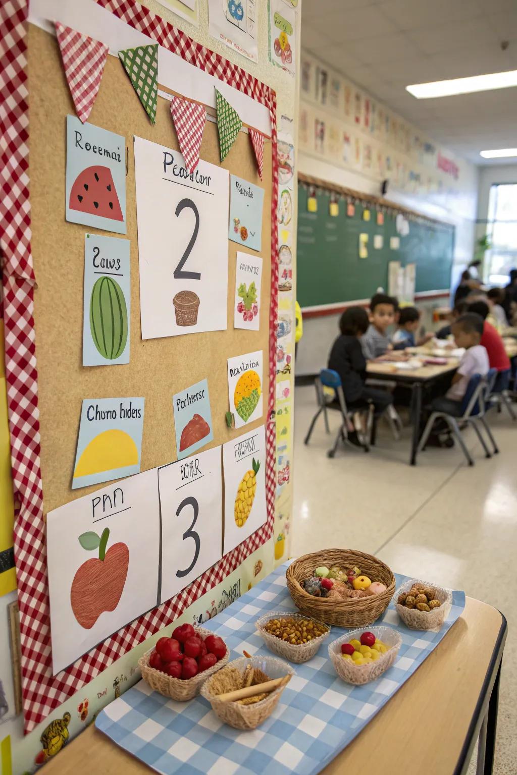 An outside feast countdown establishing the scenario for summer outings.
