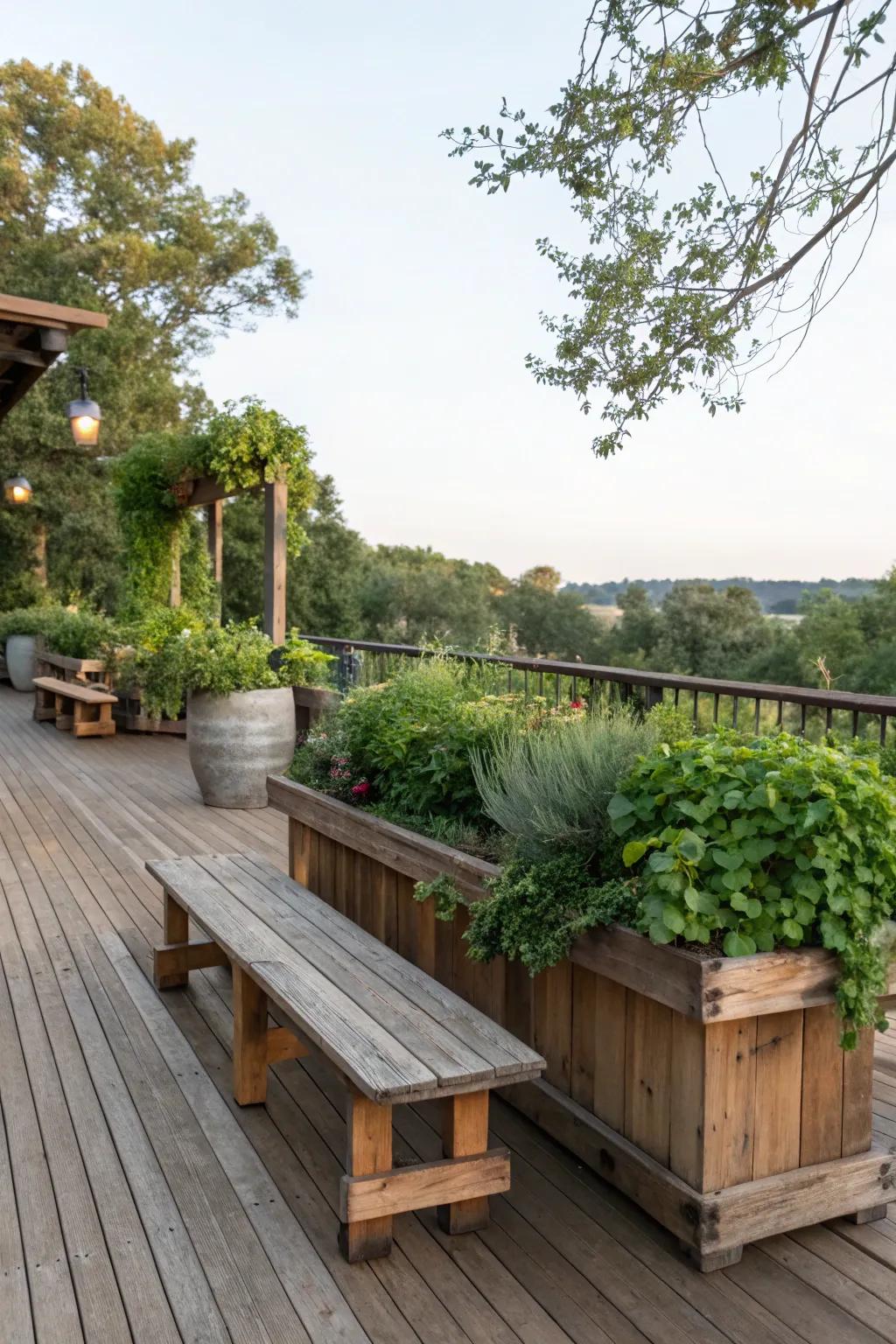 Country-style charm highlighting warm timber features.