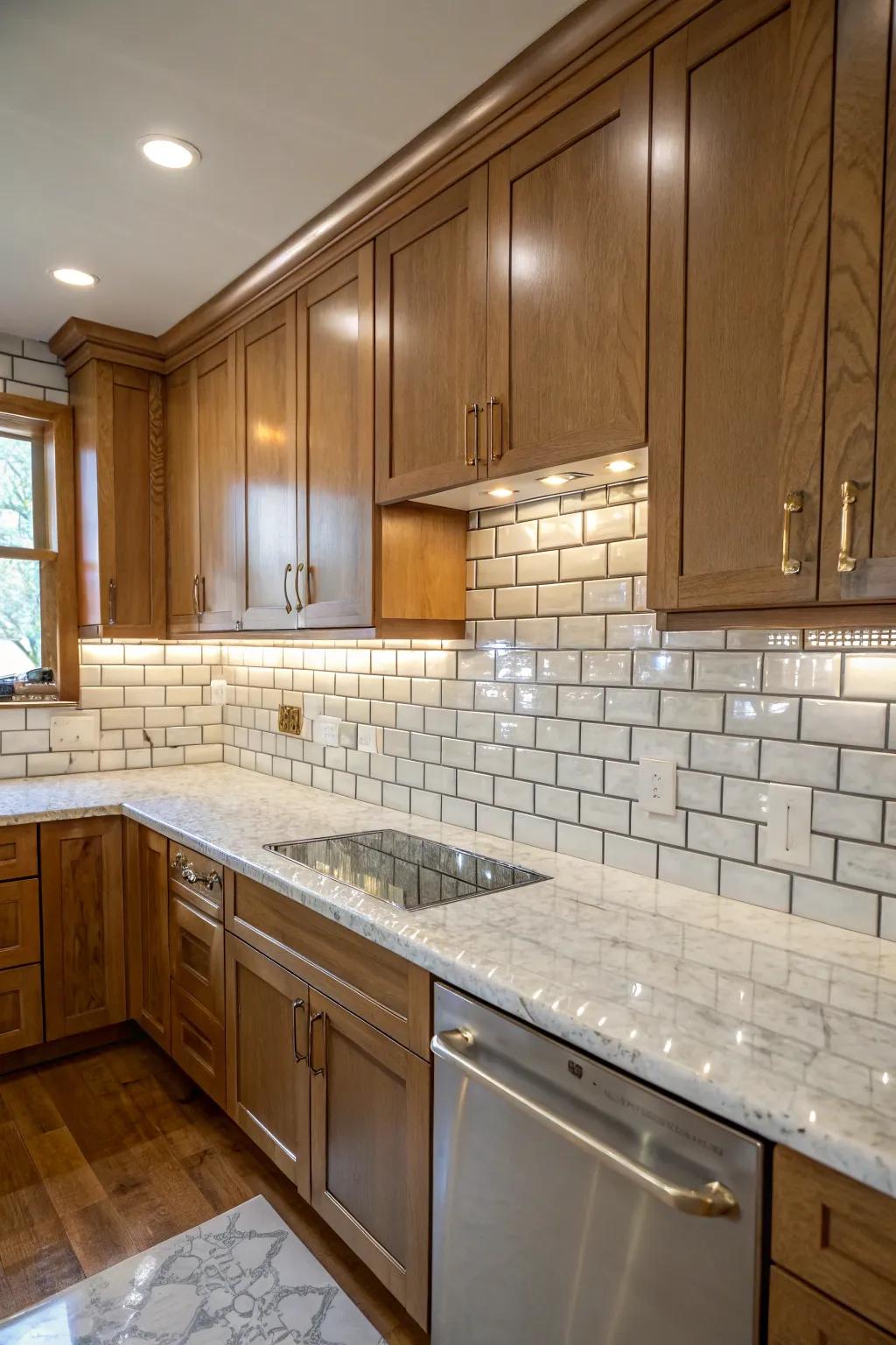 Casting materials amplify light and space.