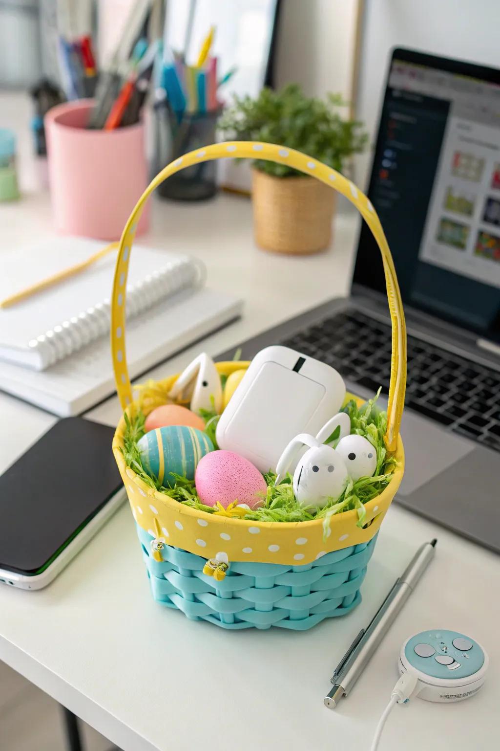 A high-tech basket for the modern woman.