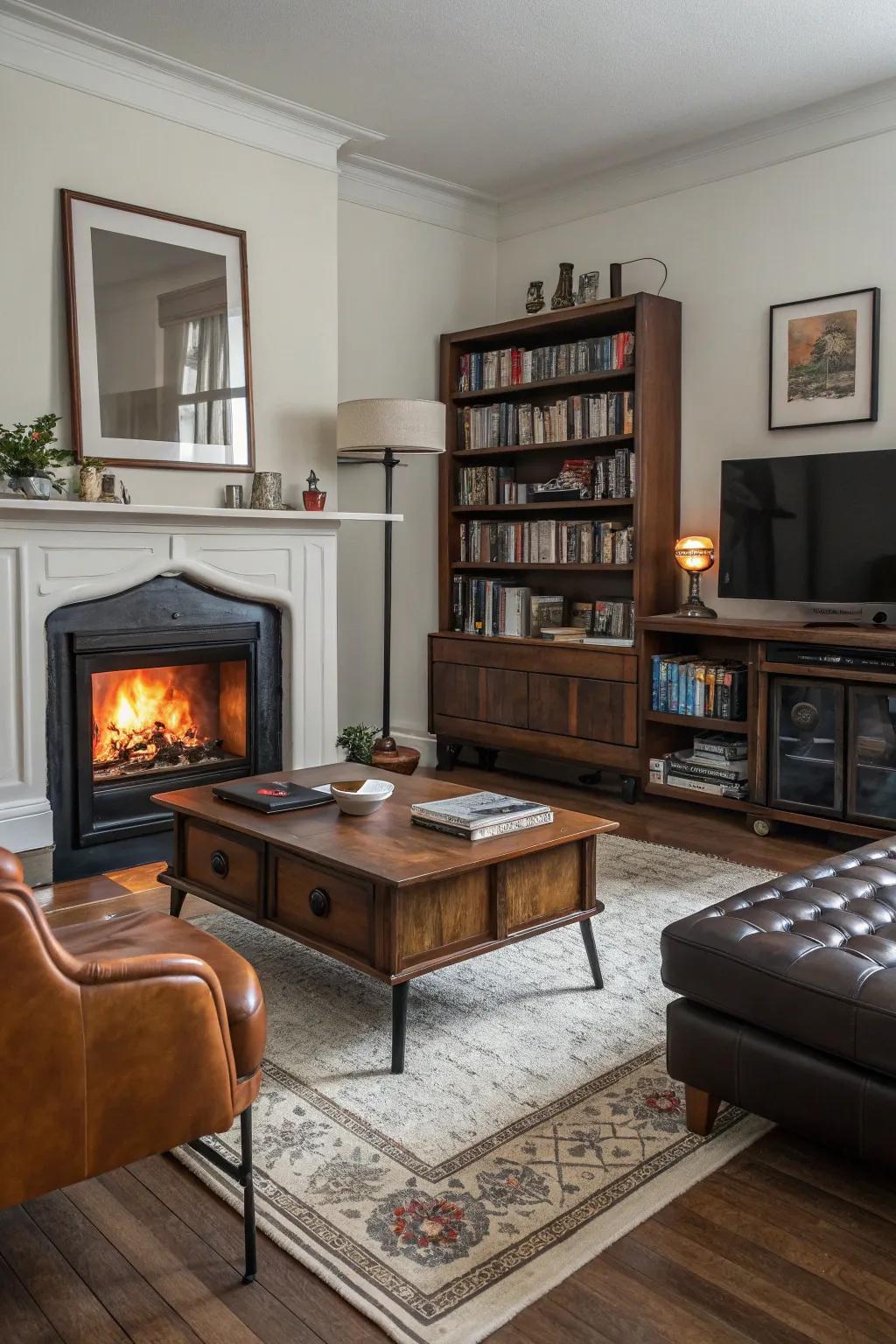 An alluring blend of vintage and modern aesthetics with a modern heater.