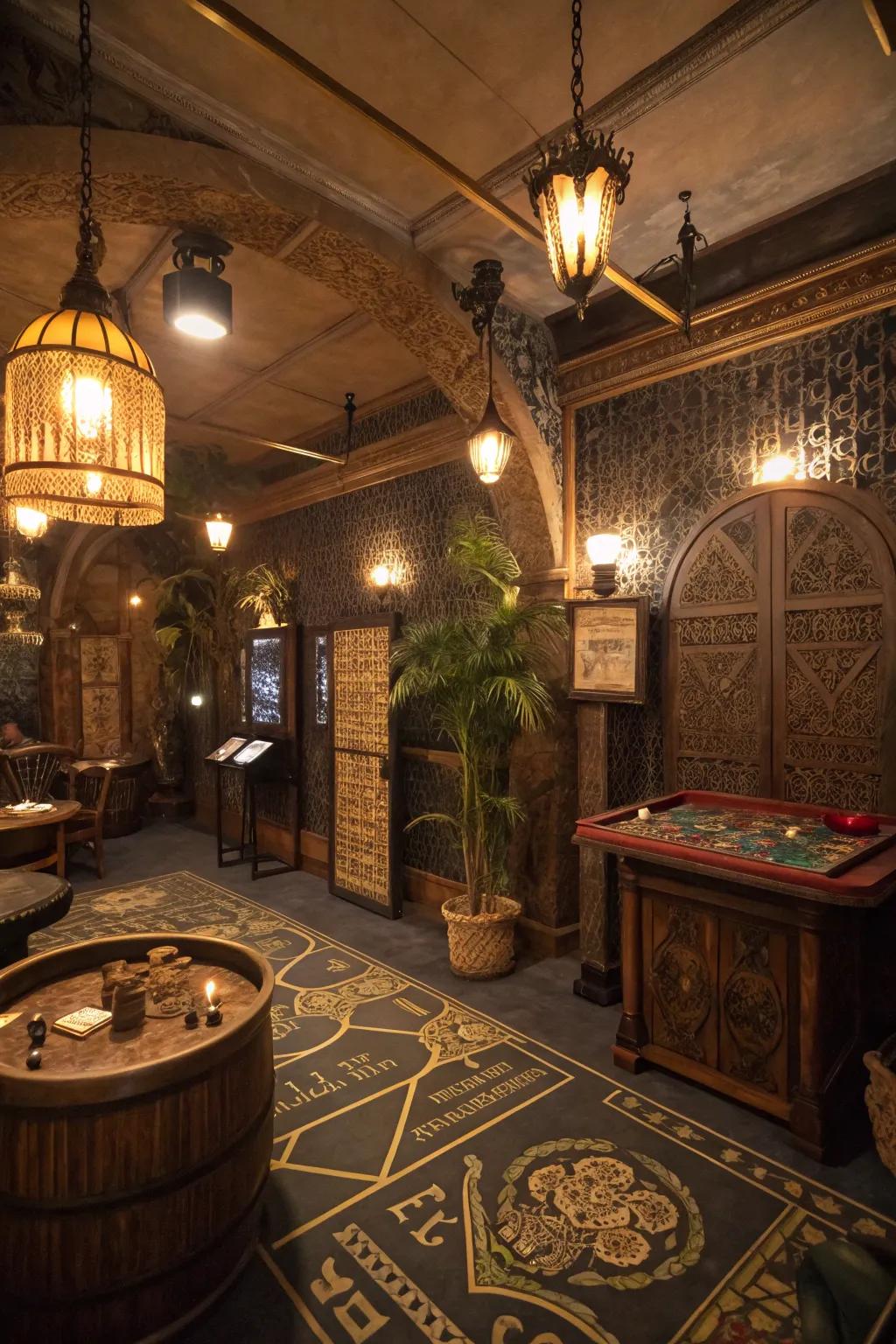 Commence an exhilarating adventure in your own house with a themed escape challenge.