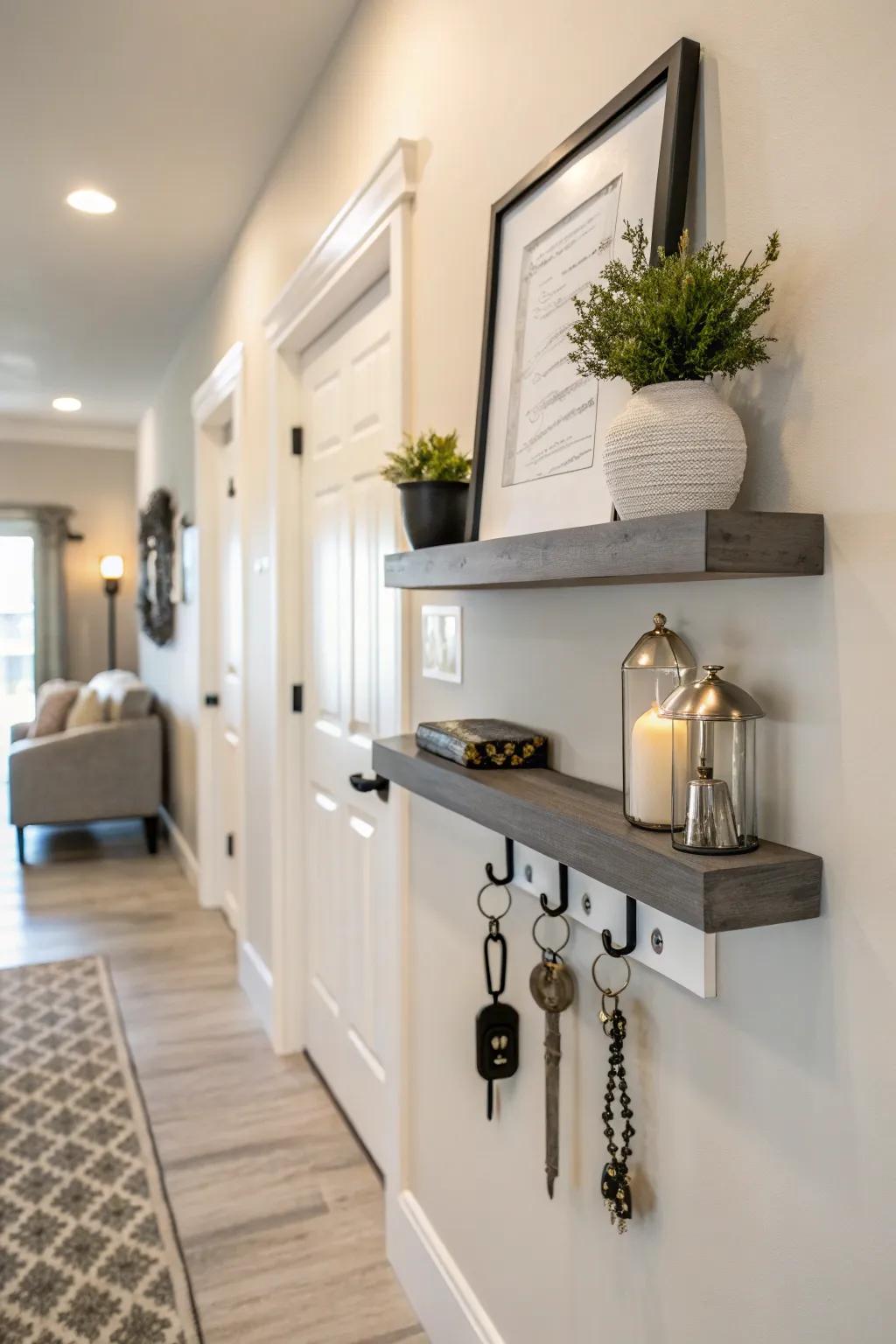 Suspended ledges provide minimalist shelter solutions.