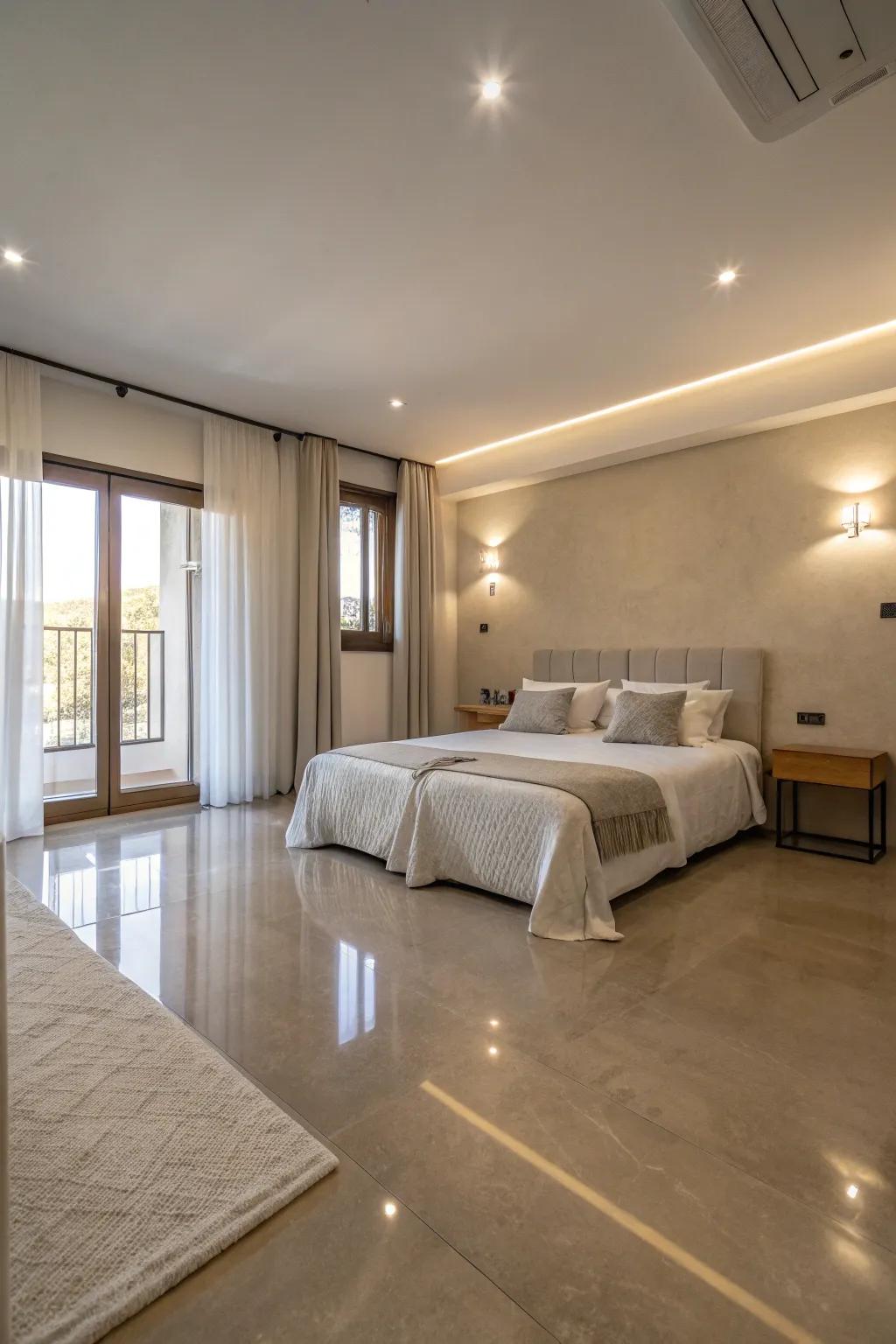 Find beauty in simplicity with clean epoxy floor designs.