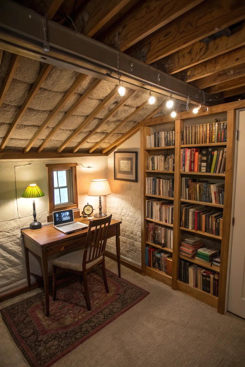Find inspiration within a cozy content retreat.