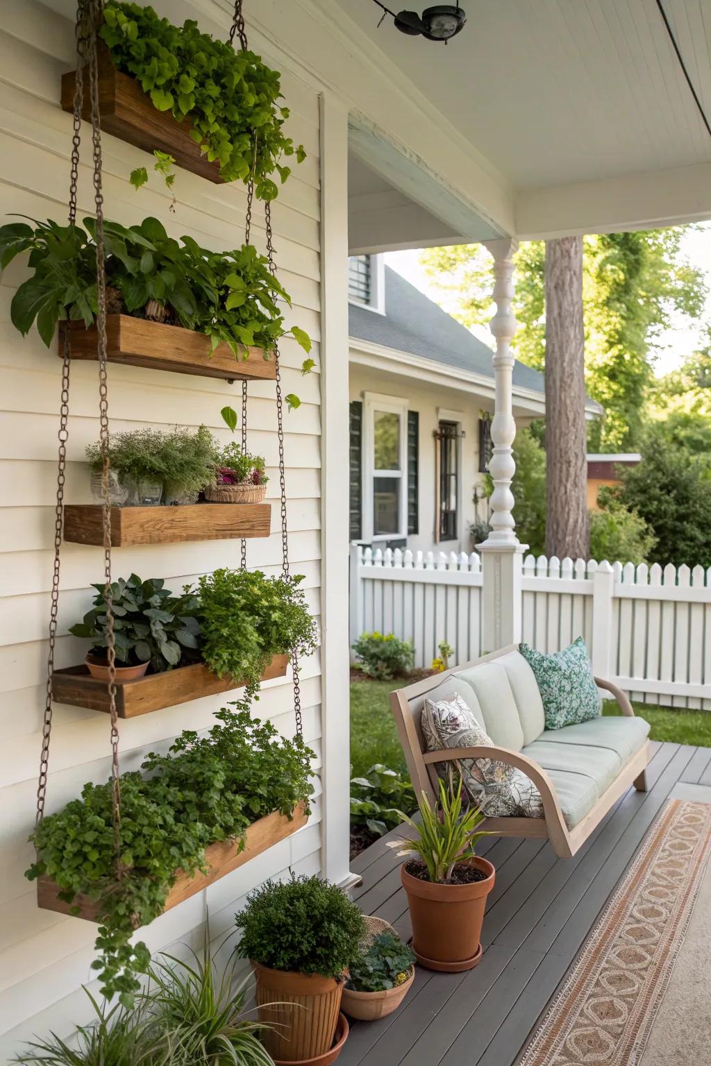 Skyward dimensions optimize your porch's potential.
