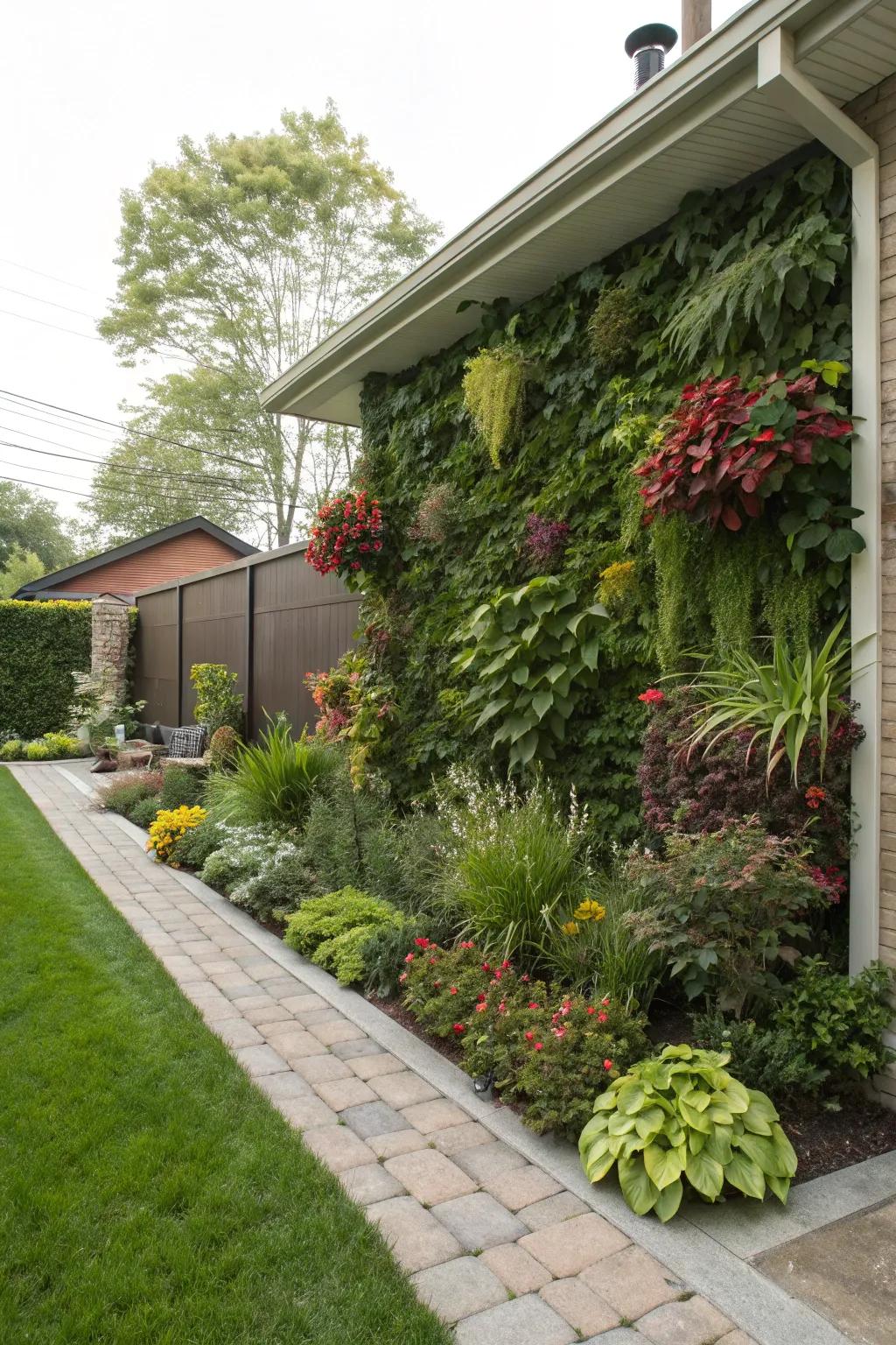 Green walls offer vibrant, space-efficient privacy solutions.