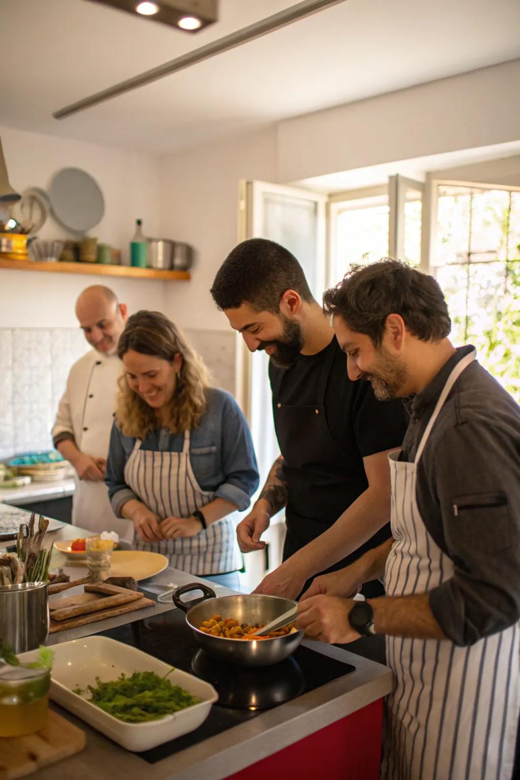An interactive culinary instruction for an educational and amusing Galentine's Day.