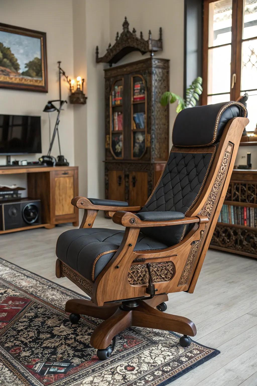 A blend of old and new: gaming chairs that tell a story.