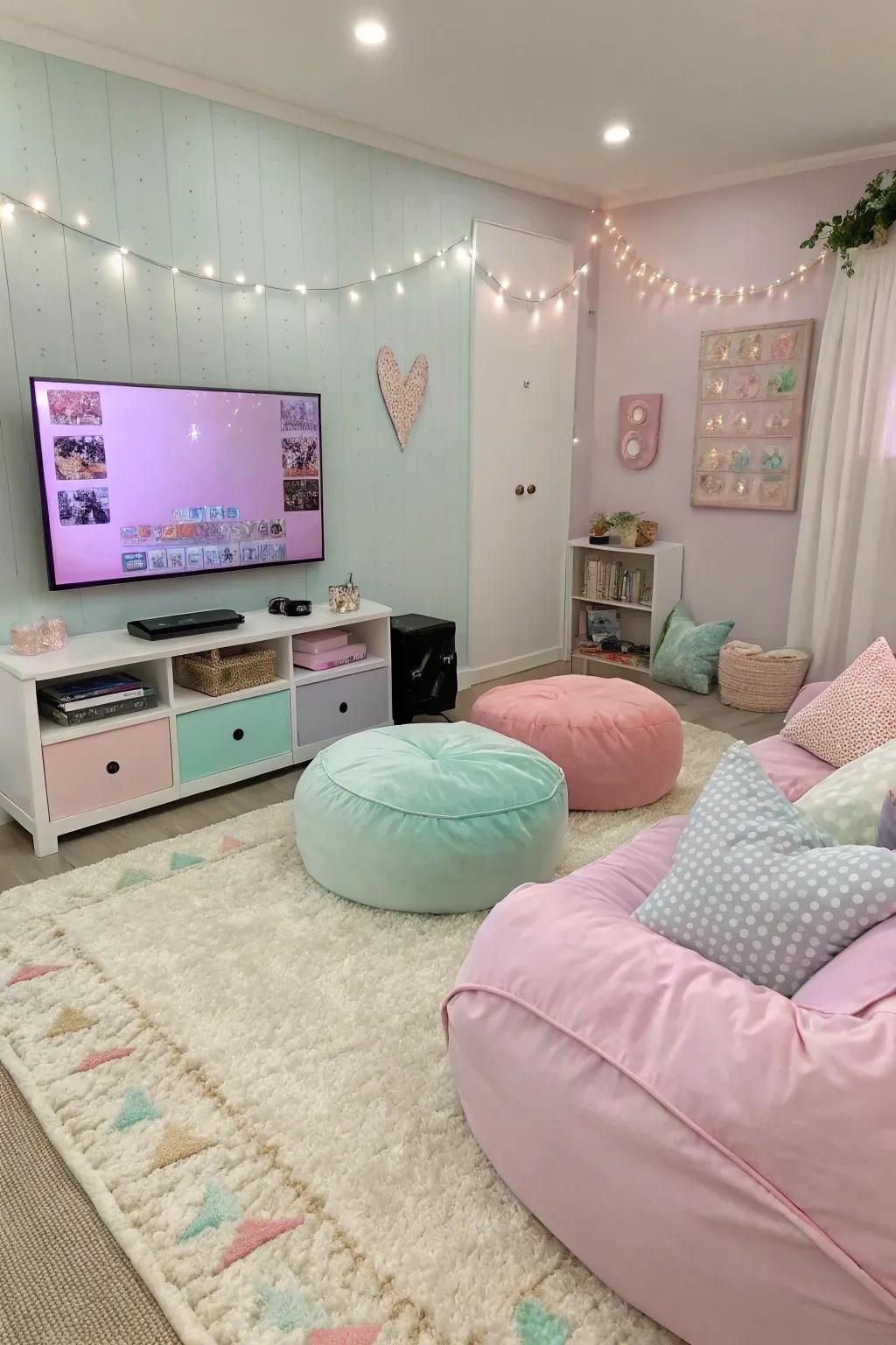 A feminine aesthetic introduces softness and elegance to your gaming space.