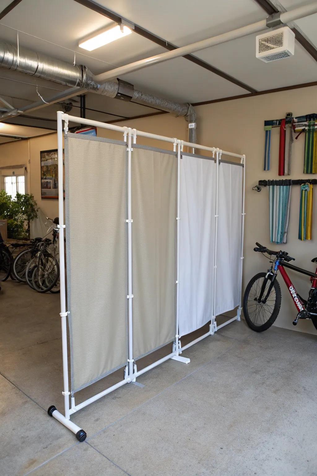 PVC conduit and woven segments extend a versatile DIY remedy.