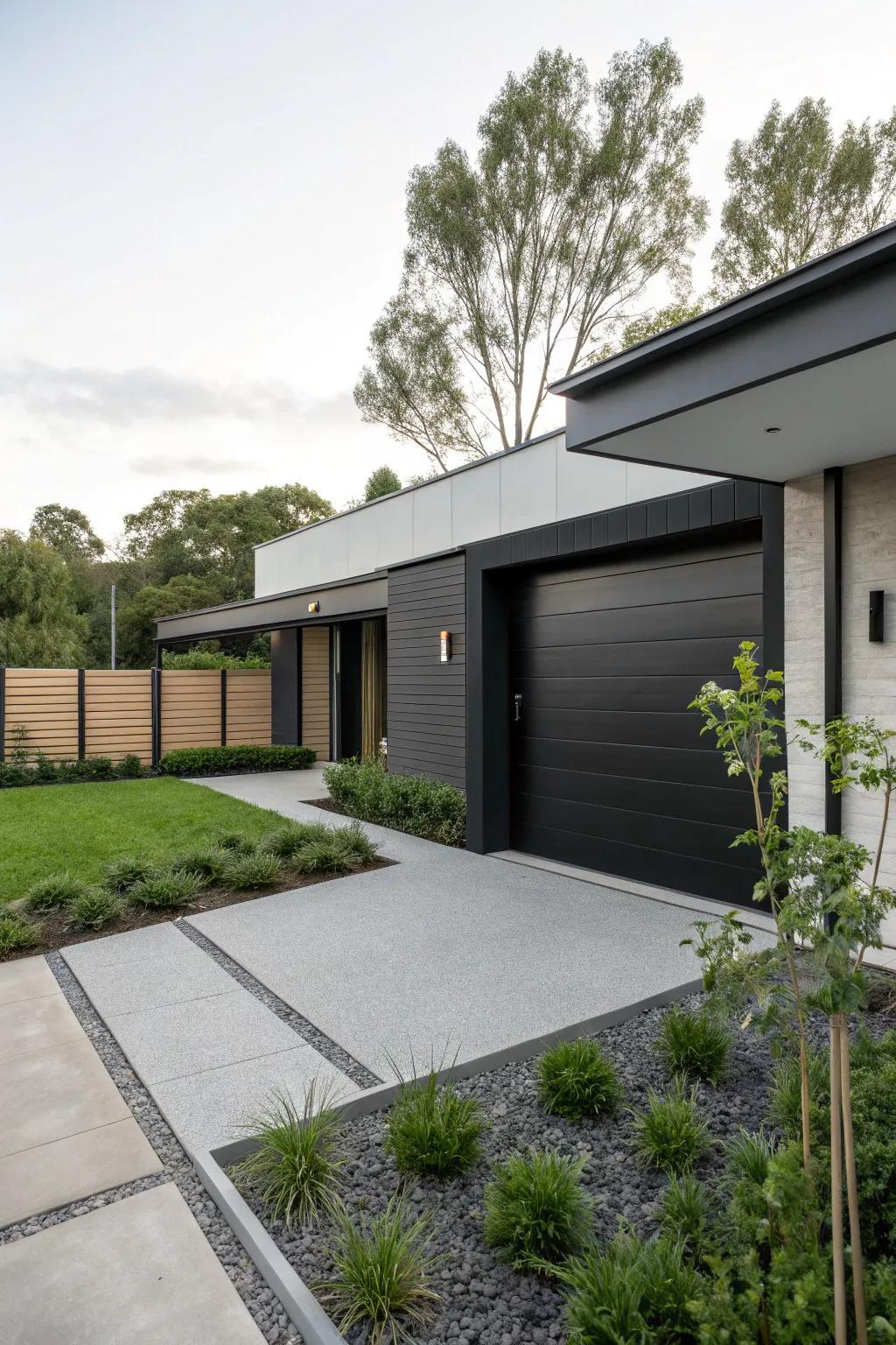 Matte black provides a sophisticated and understated elegance to your home.