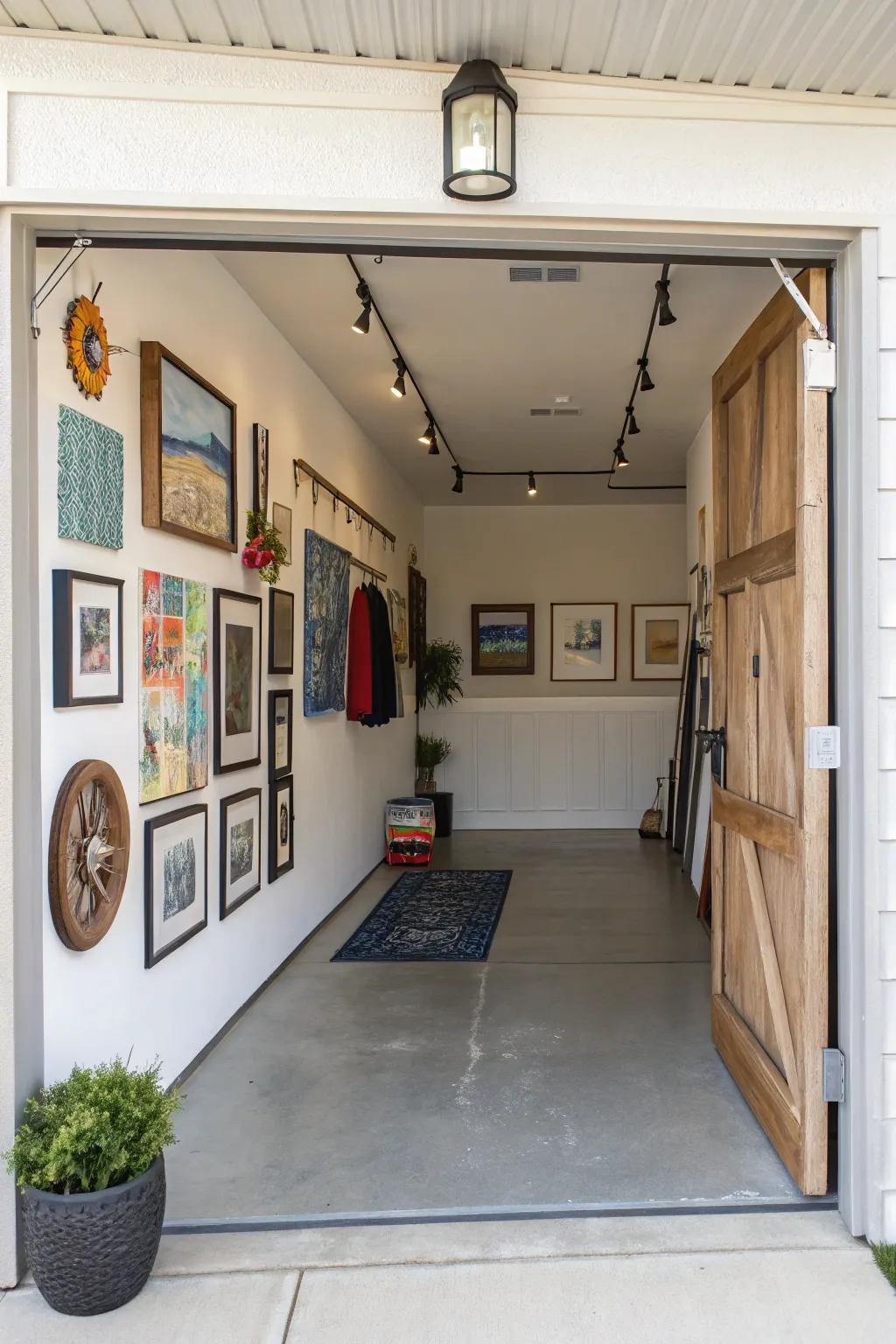 Art can elevate the visual appeal of your entryway.