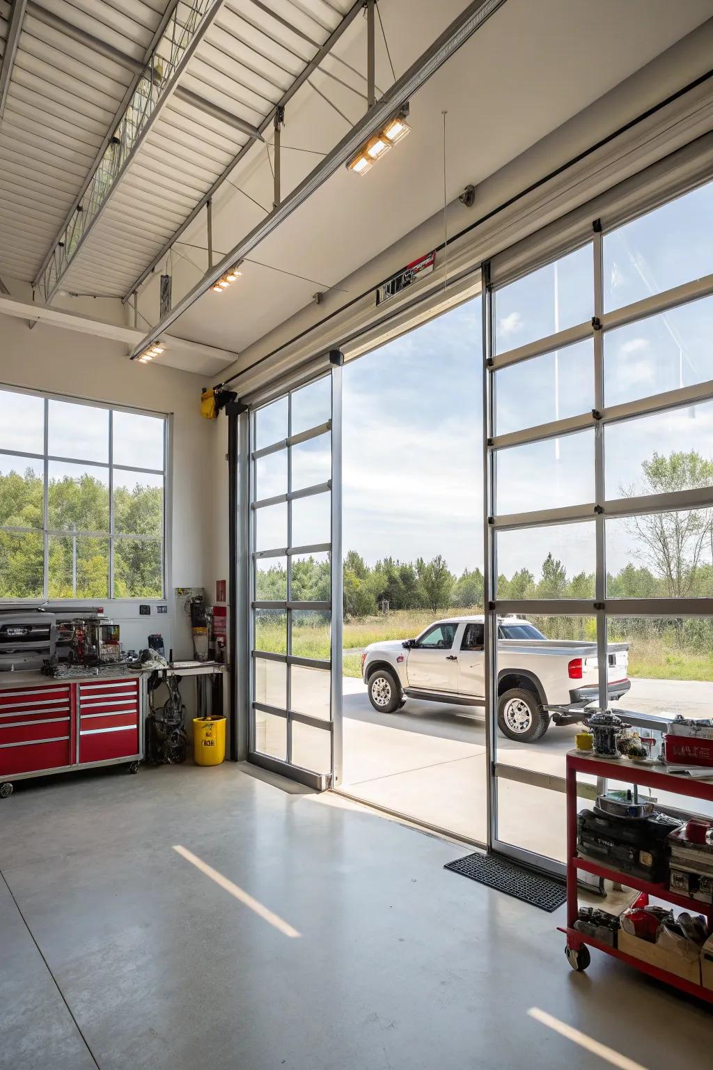 Natural light increases the efficiency of your workspace.
