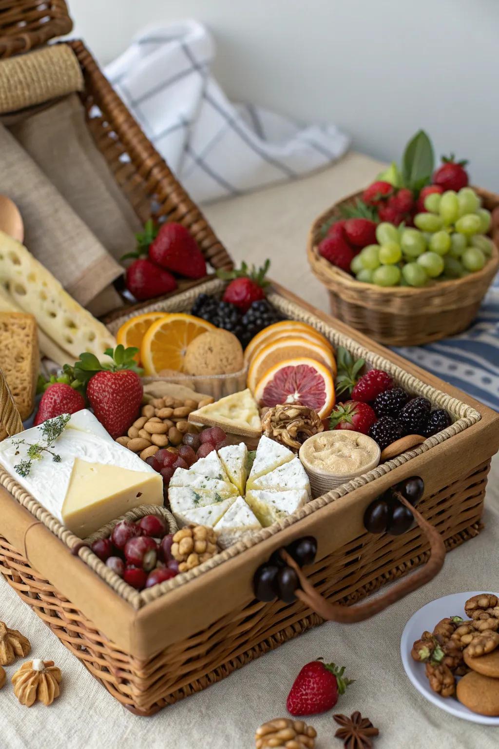 Delight your taste buds with this exquisite selection of gourmet goodies.