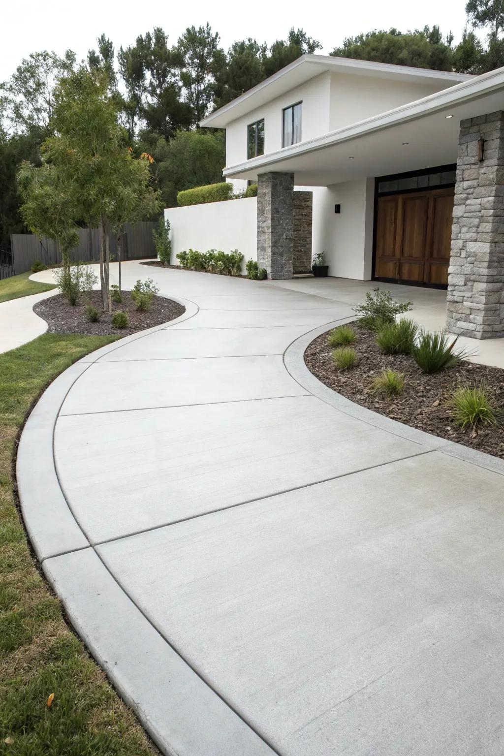 Contemporary simplicity stresses sharp forms and ease.