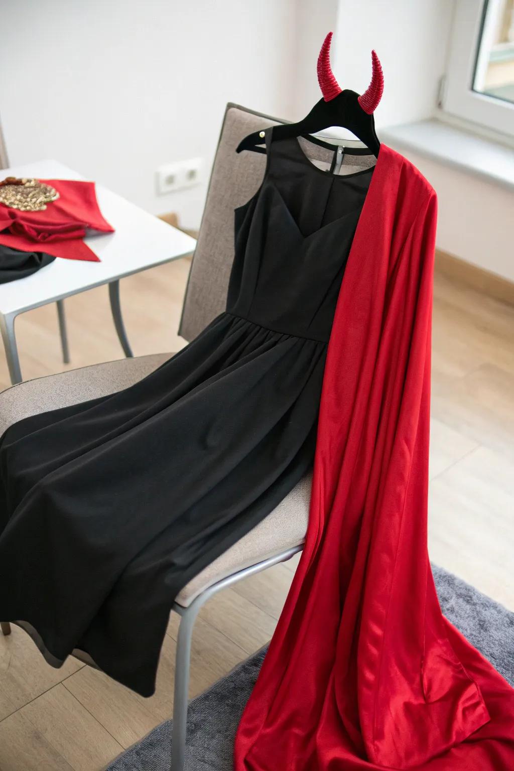 Heat up the night with a sultry devil appearance.