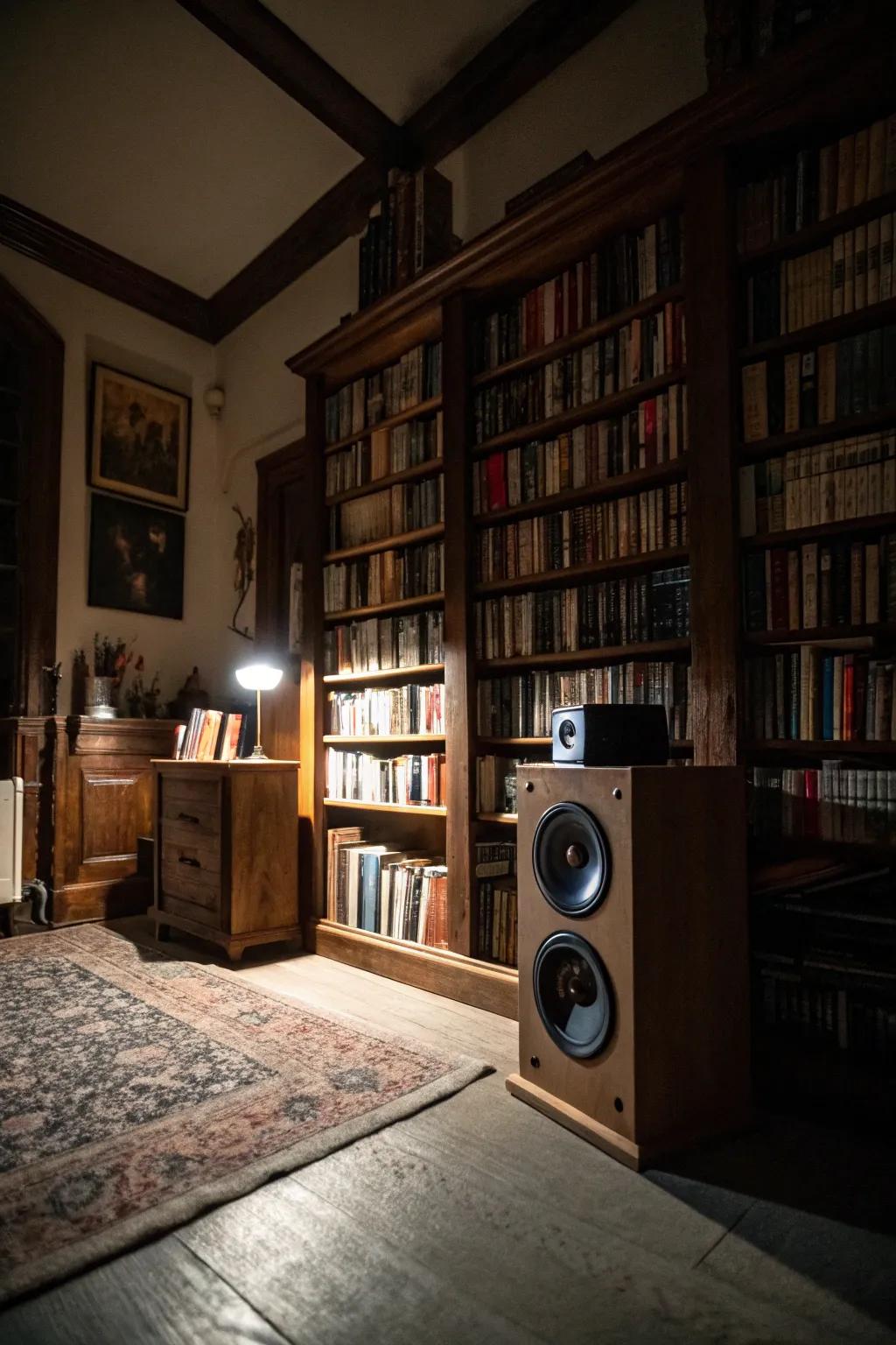 Sound canvases enhance the spooky atmosphere.