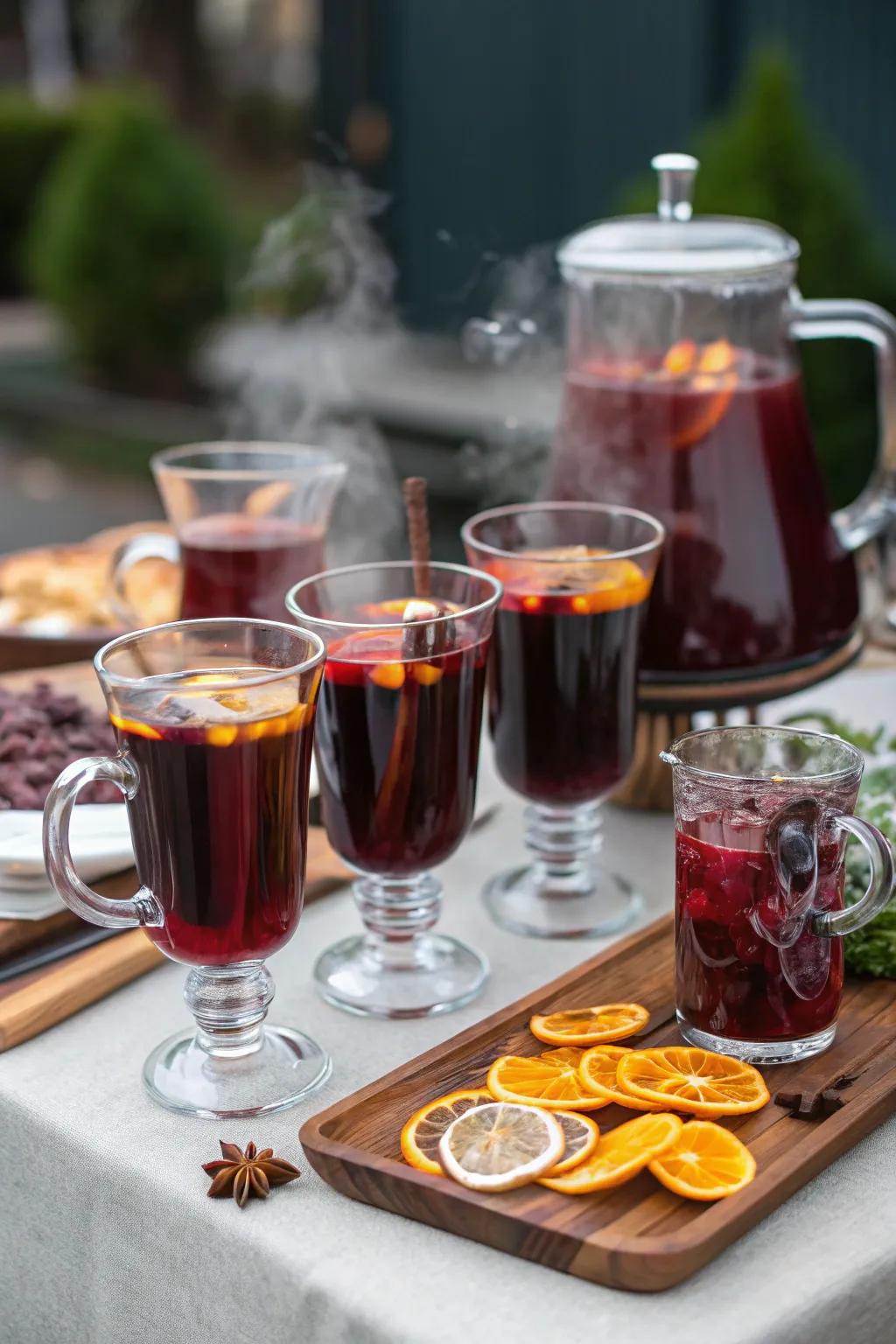 Warm up with a sampling of delicious spiced wines.