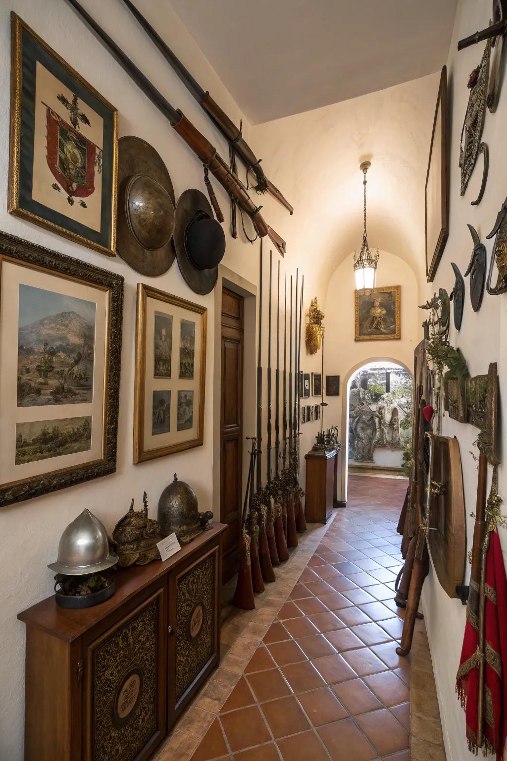 Art bestows warmth and character upon your armory.