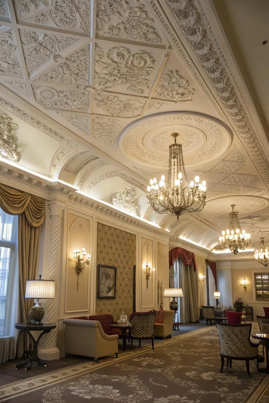 Enhance your home&rsquo;s visual appeal using unique overhead design features.