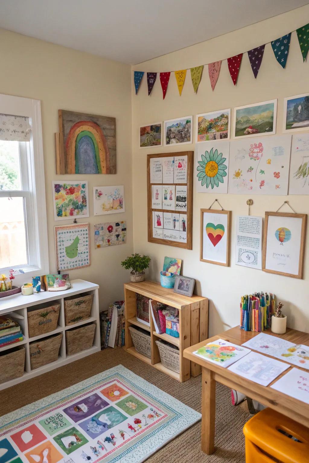 Artwork displays personalize and spark creativity in your space.