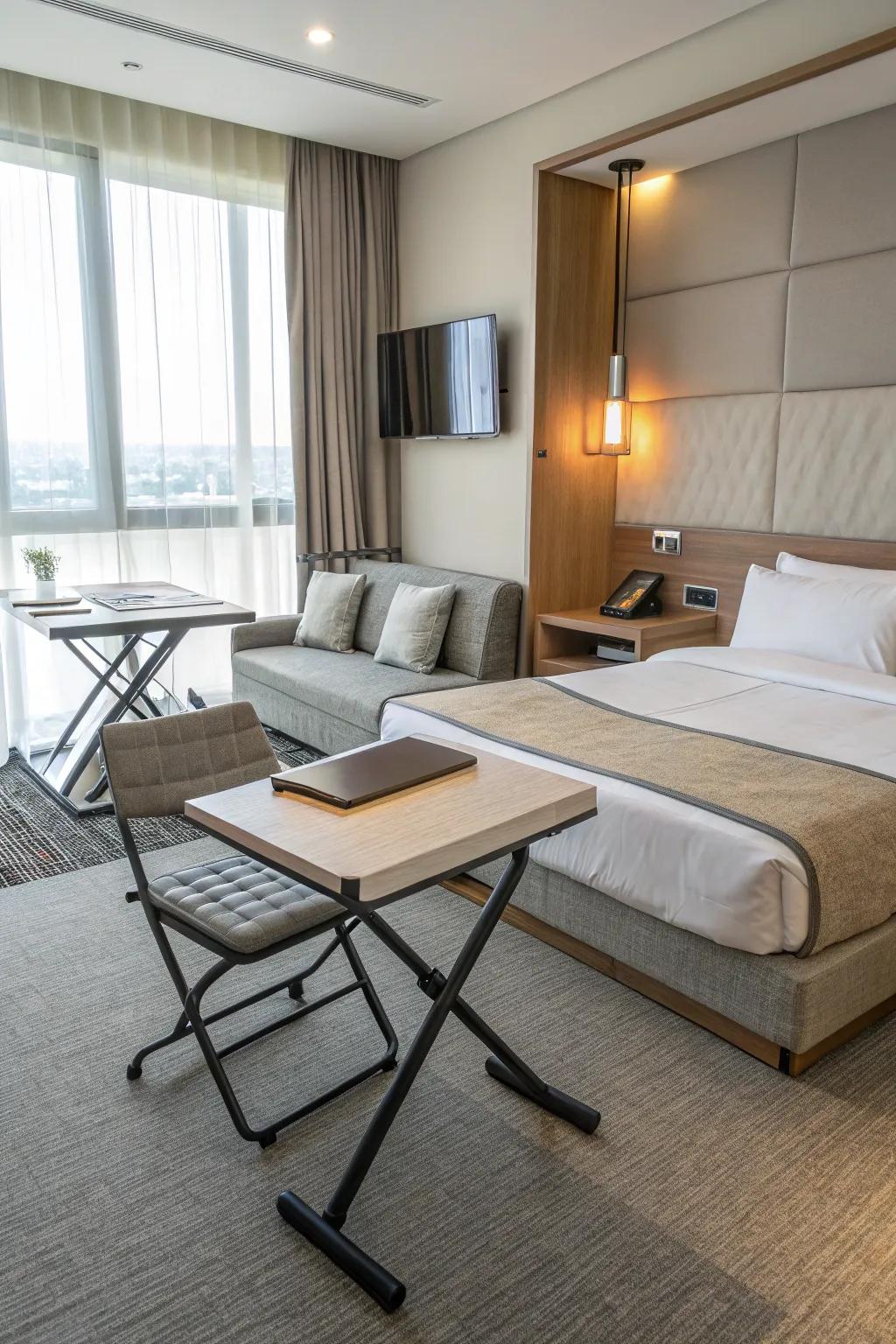 Adaptable functionality adapts to the ever-changing requirements of hotel guests.