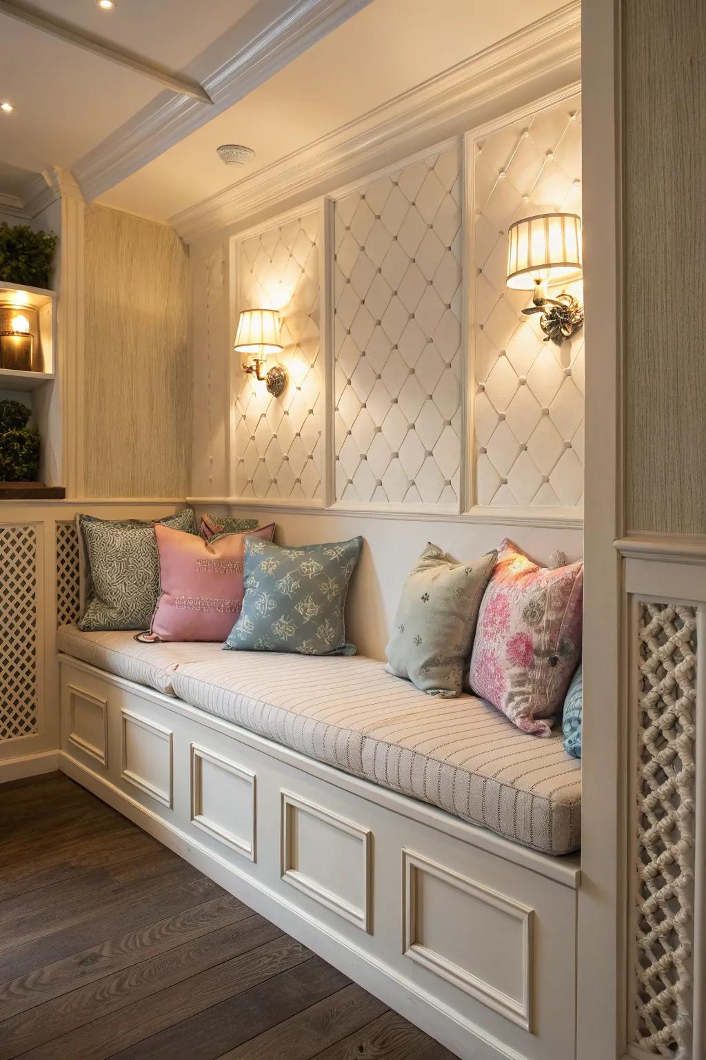 Secluded nooks infuse charm and functionality