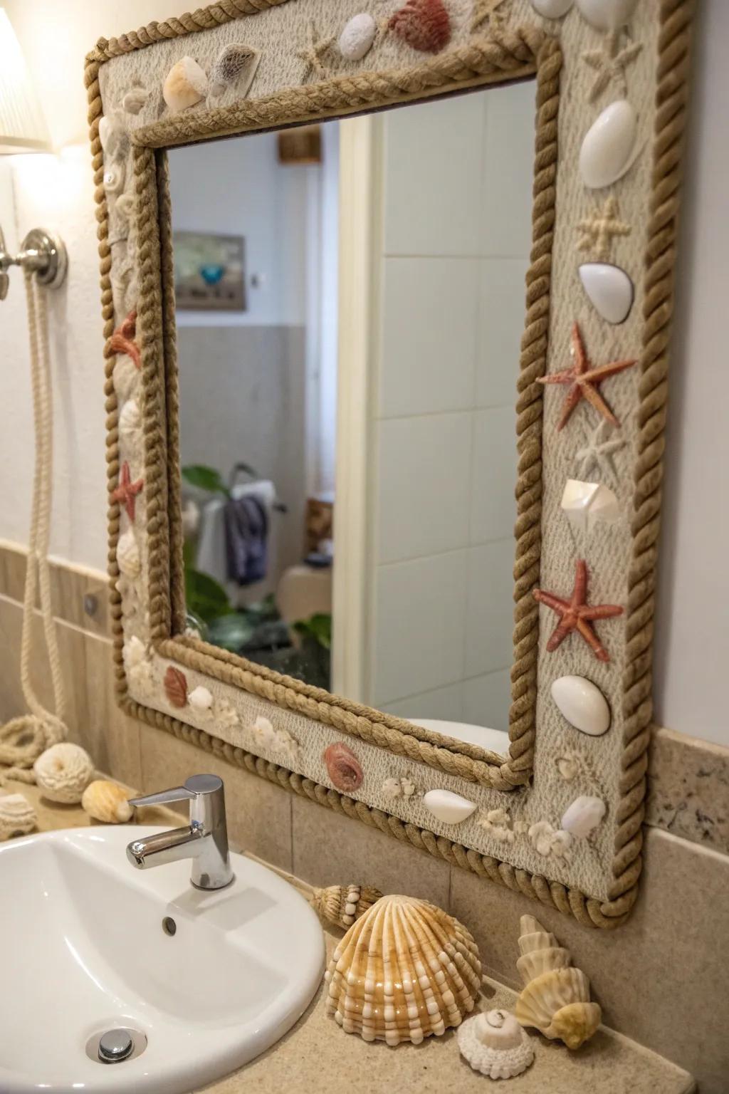 Themed mirror presentations add character and tell a visual story.