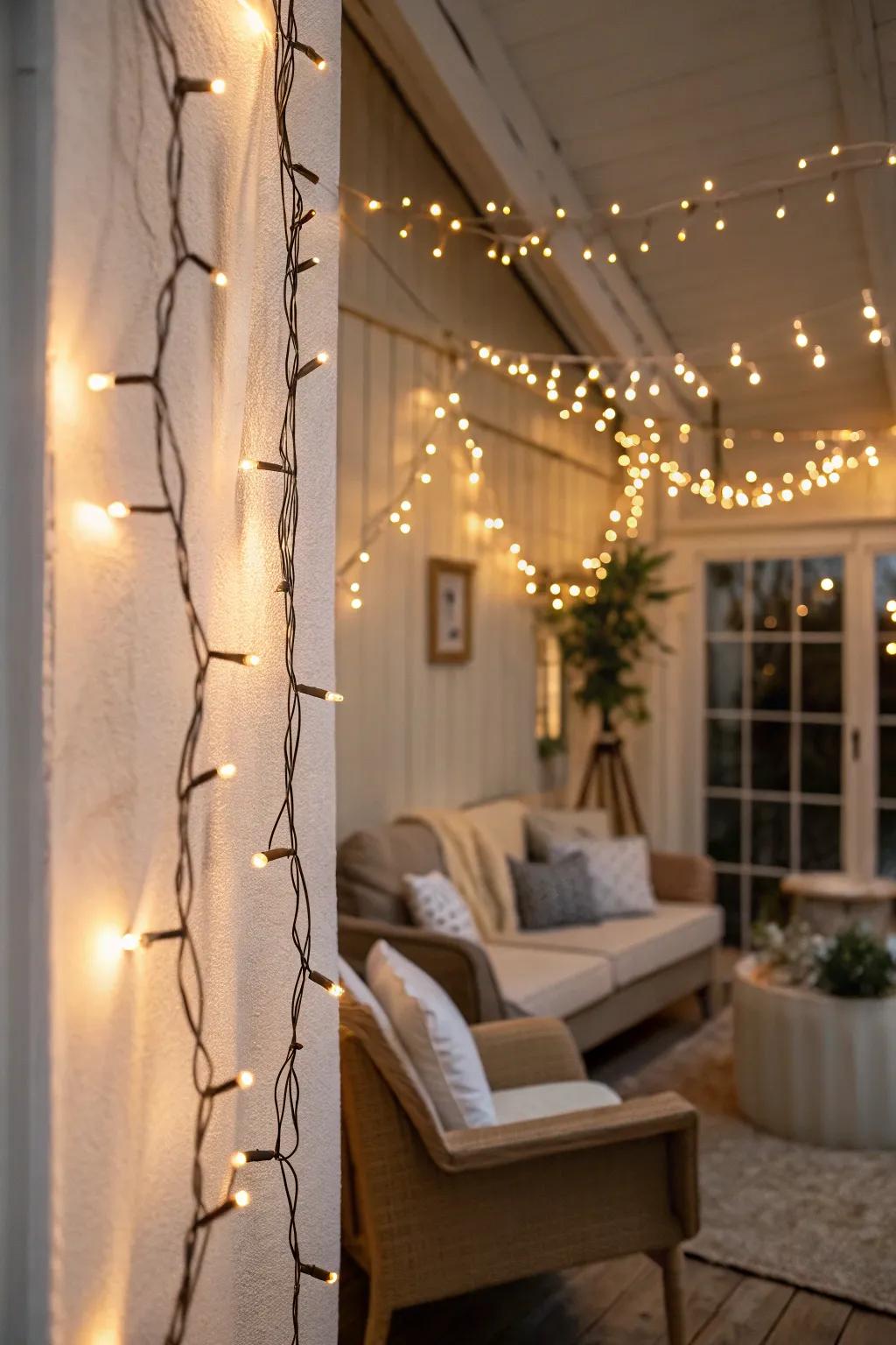 Design a magical feel with whimsical lights.