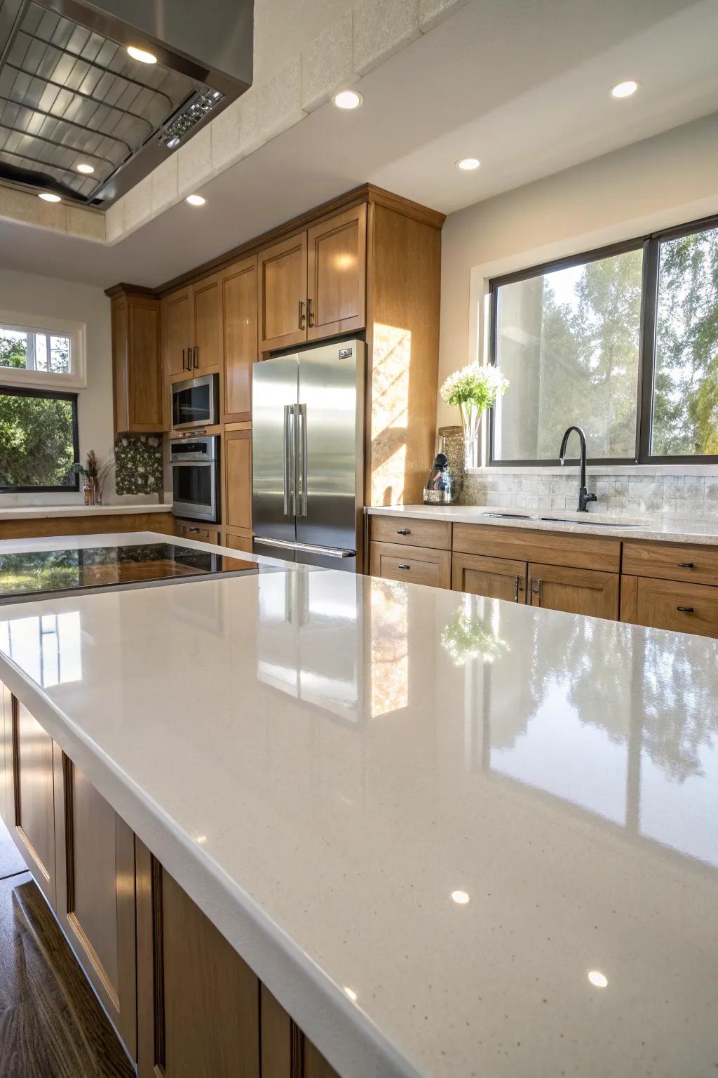 Protective resin coatings offer a glossy and durable surface finish.