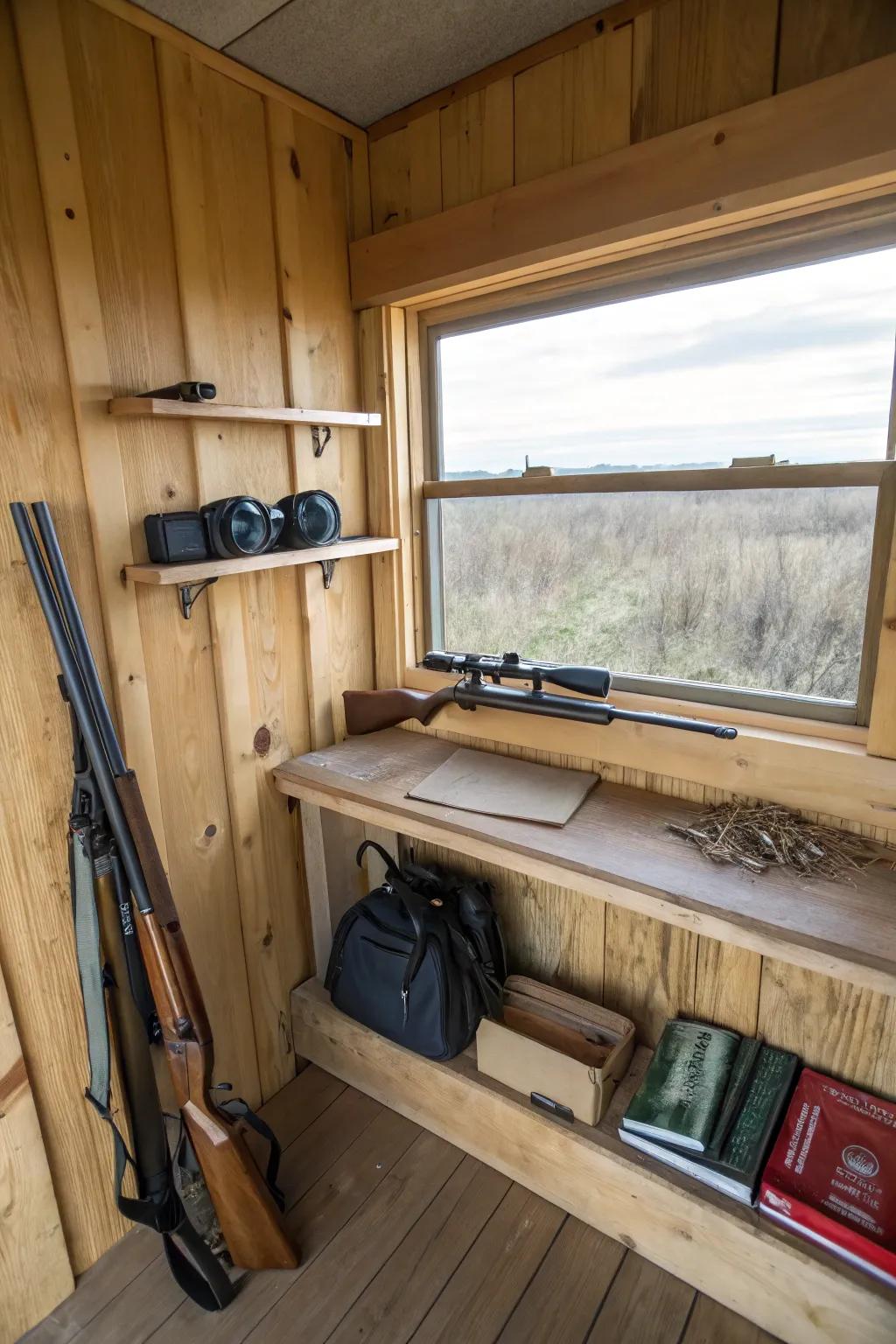 Firing platforms offer a stable setting to steady your intention.