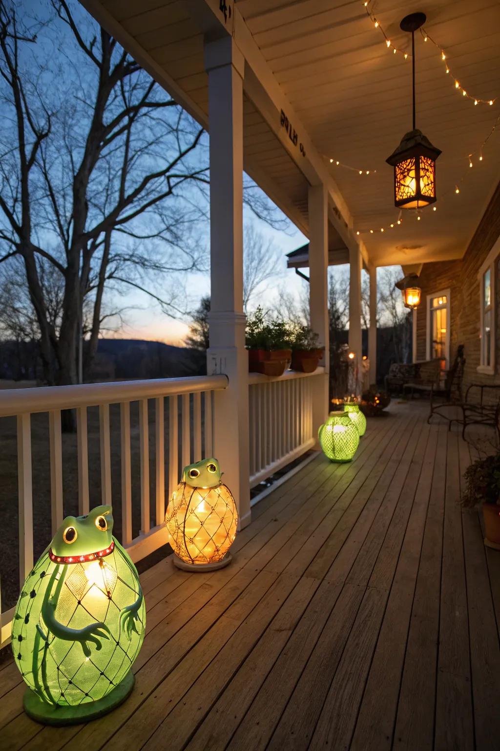Amphibian luminaries illuminate your space through a captivating radiance.