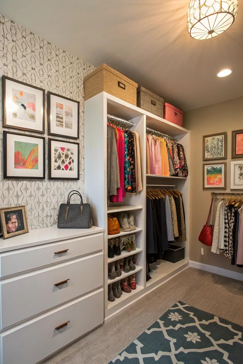 Artwork: personality and charm.