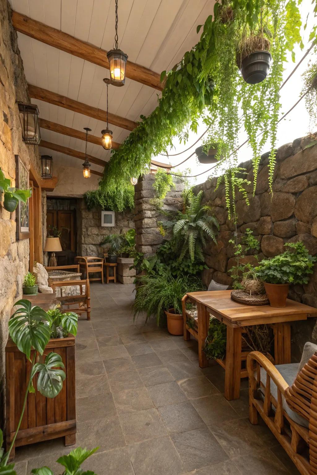 Cultivate sustainable beauty by furnishing it with eco-friendly accessories.