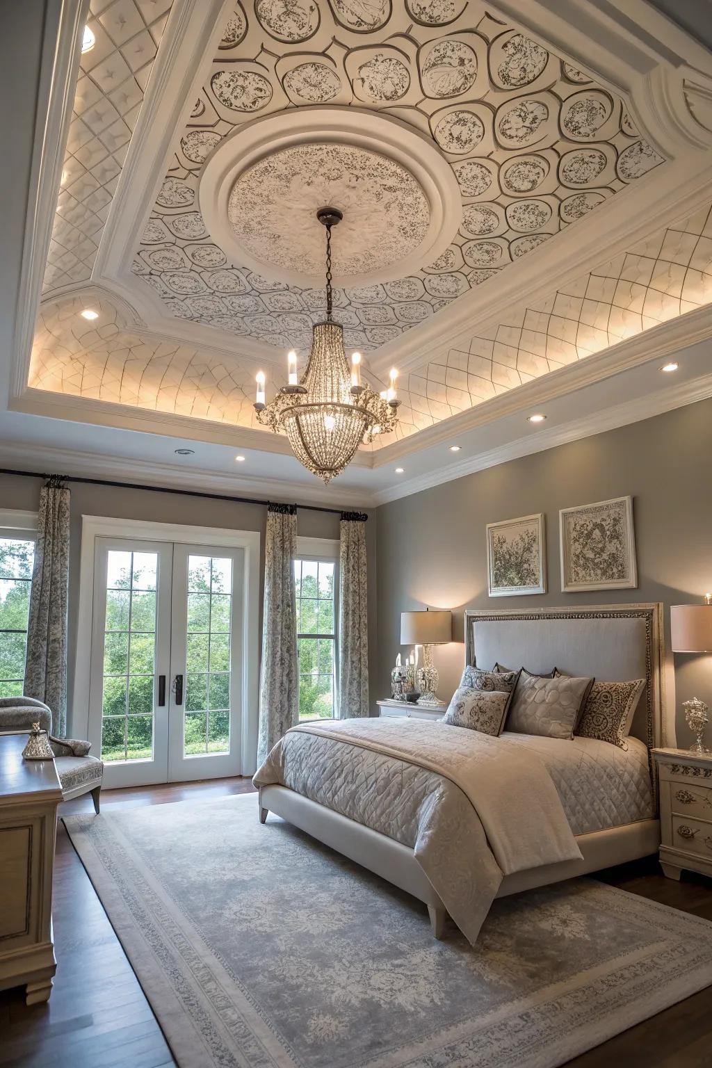 Multi-plane designs amplify the architectural beauty of your stepped ceiling.