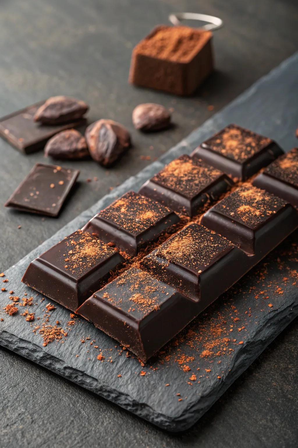 Finish with decadent Mexican dark chocolate.