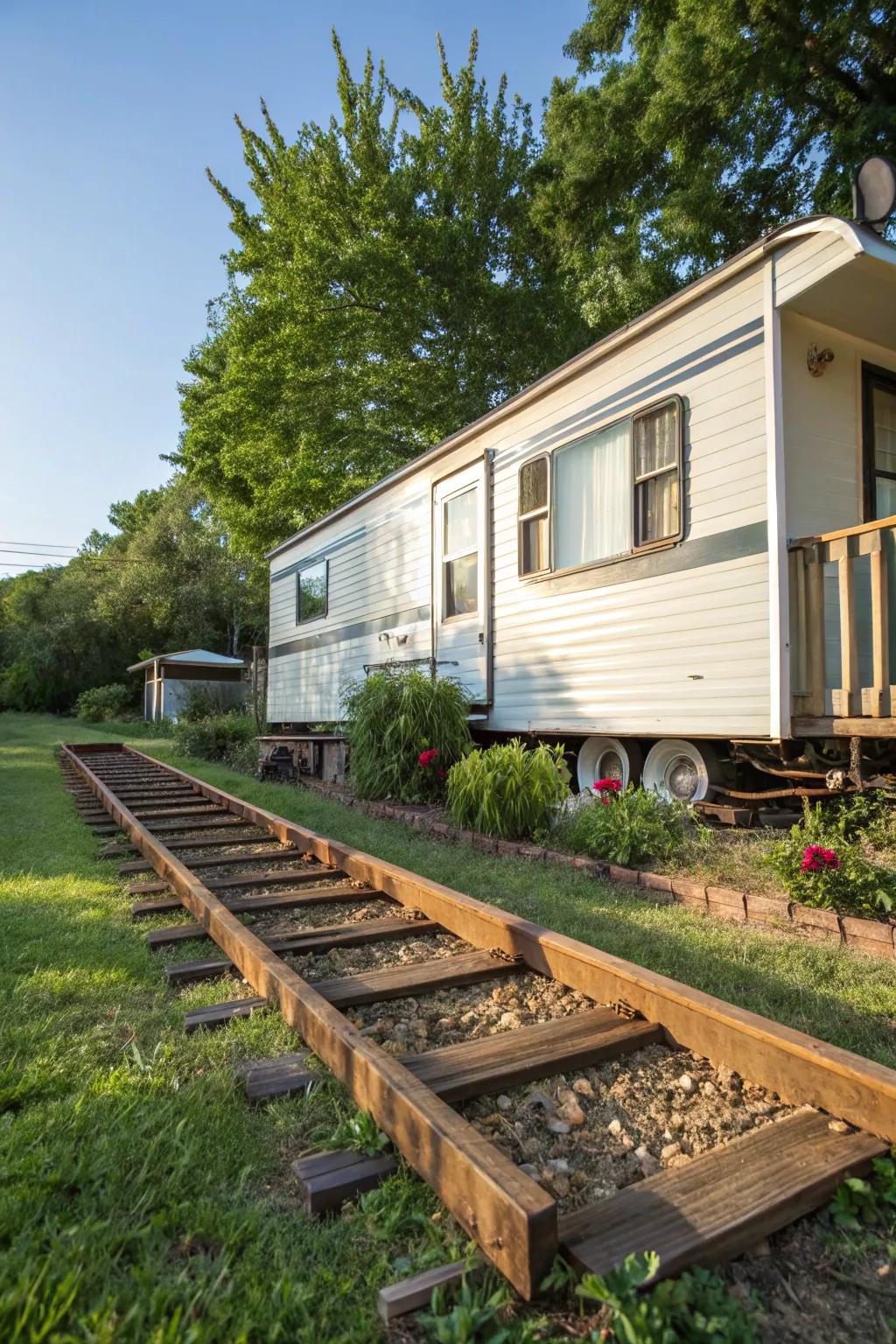 Rail supports offer a distinctive and rugged base alternative.
