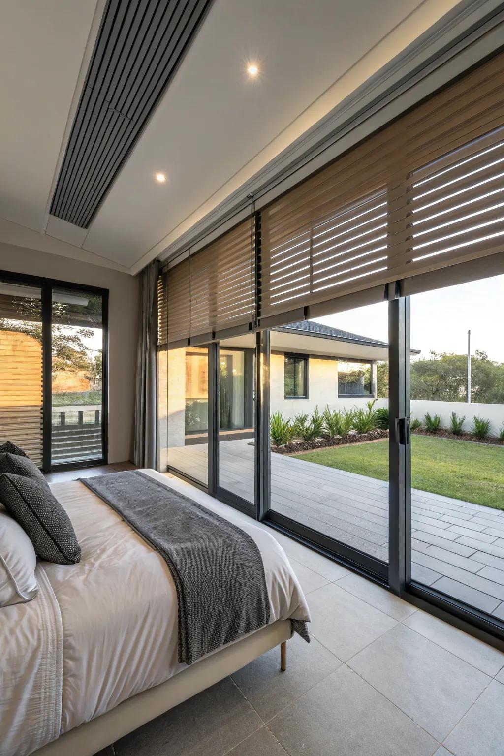 Outdoor blinds for a modern and secure touch