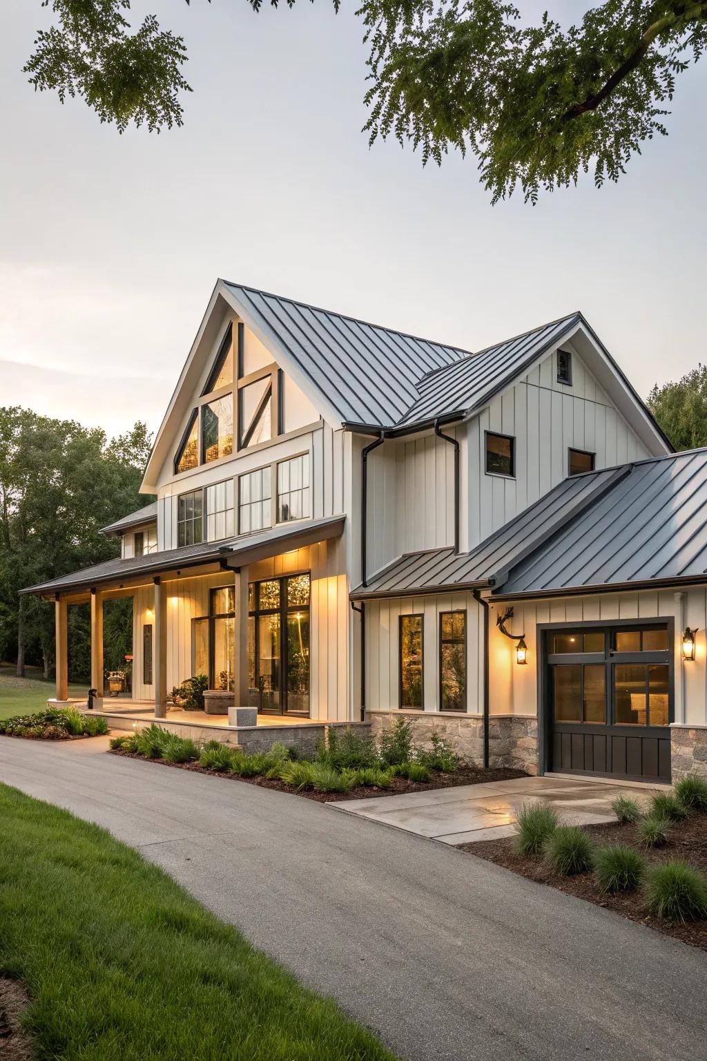 Unique charm: Unusual parts create interest.