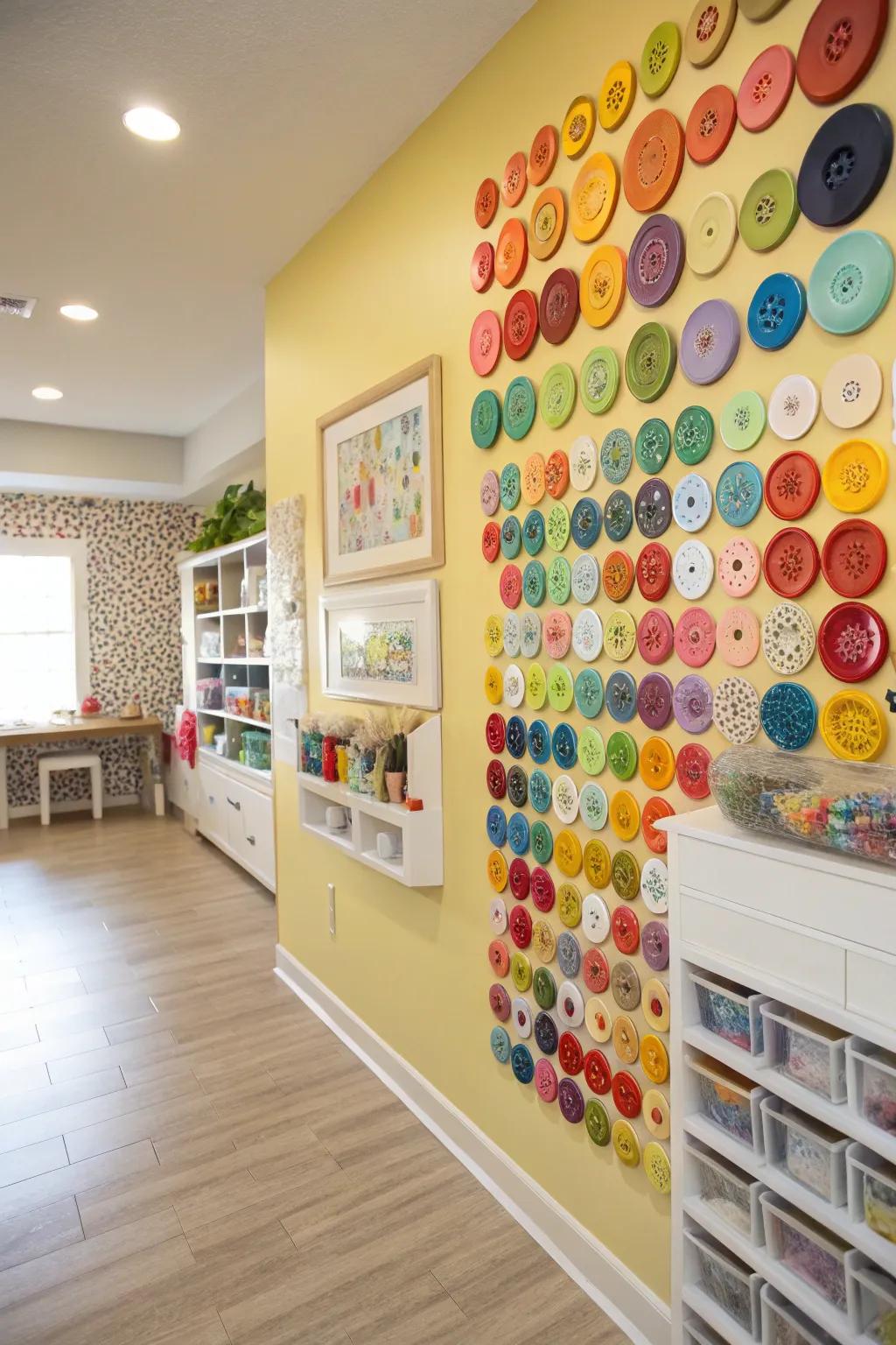 Fasteners contribute a spirited and vibrant touch to mosaic artistry.