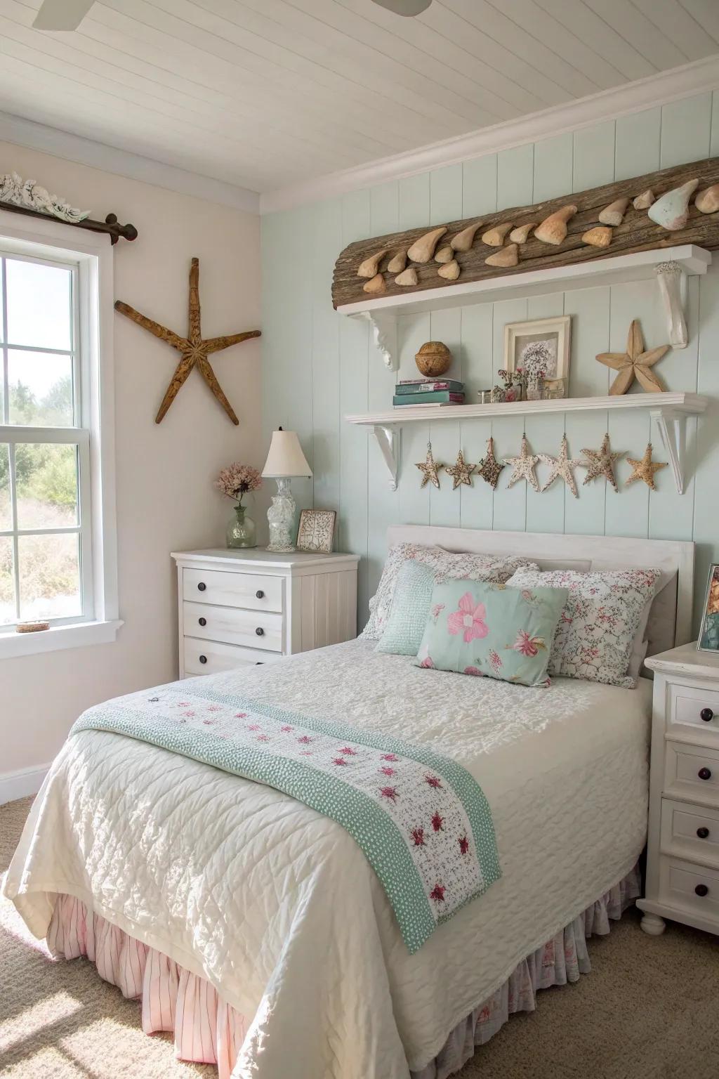 DIY decor using natural treasures adds personal character.