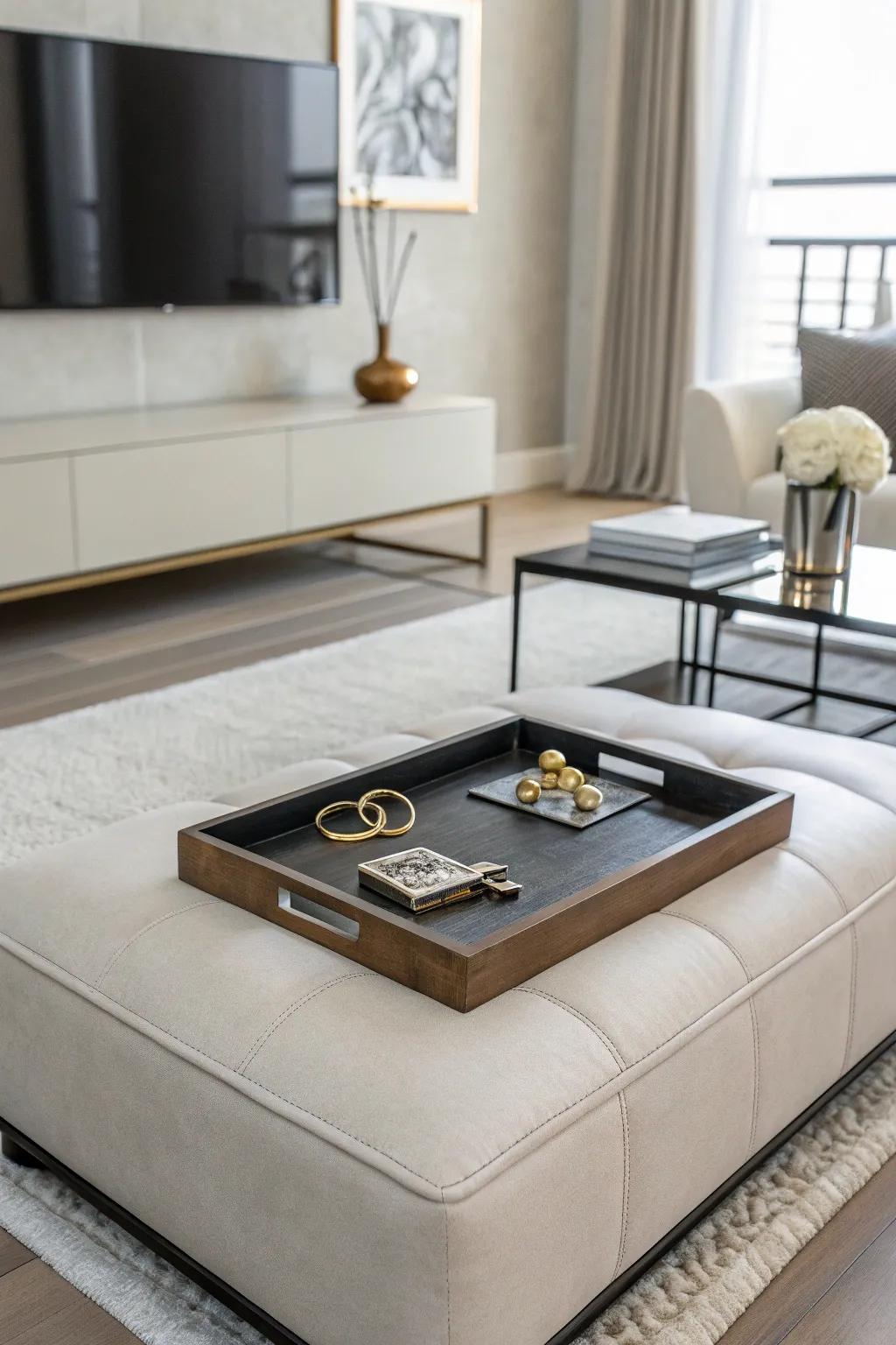 Embrace simplicity for a sophisticated touch.