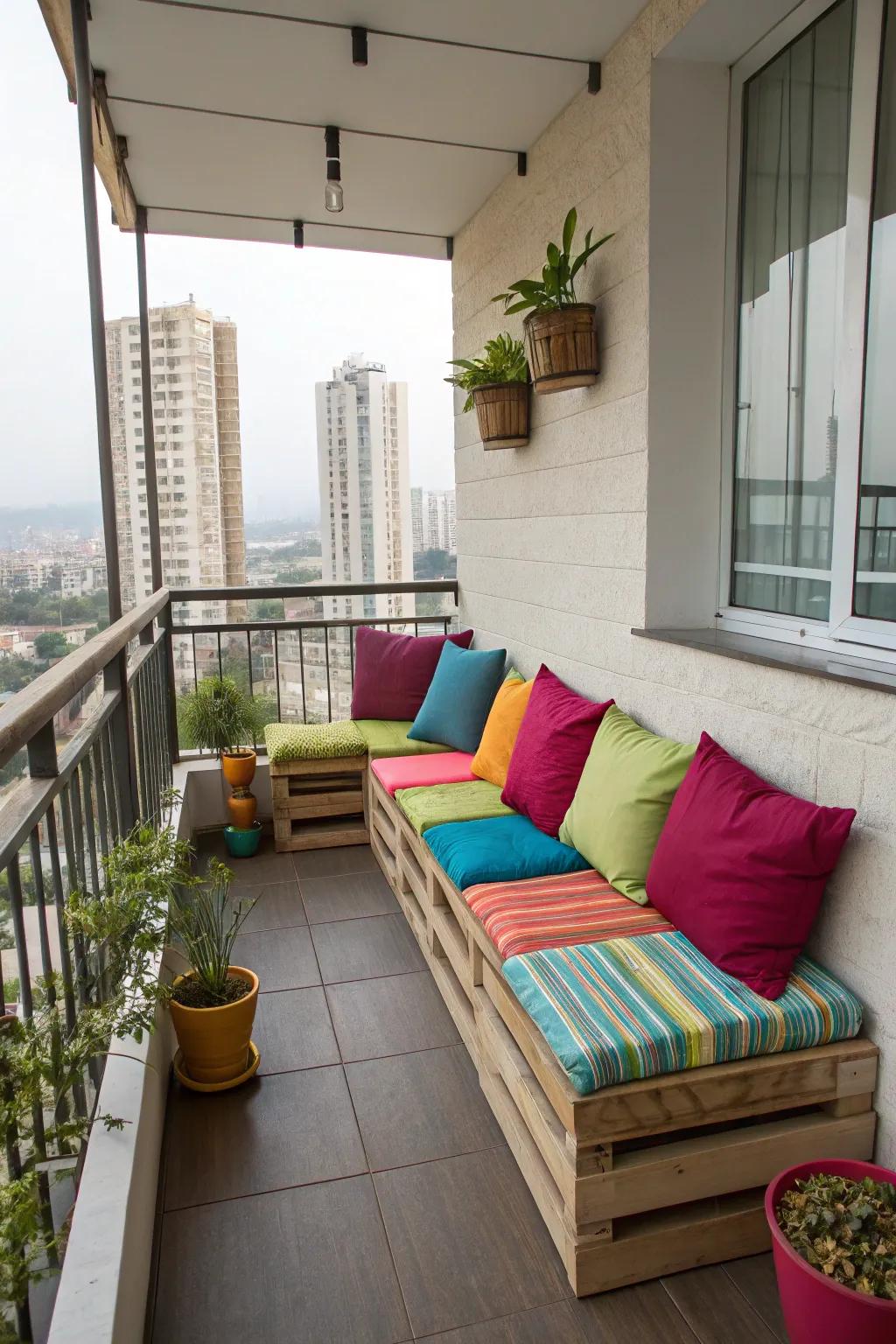 Segmented seating adjusts to your requirements and space.
