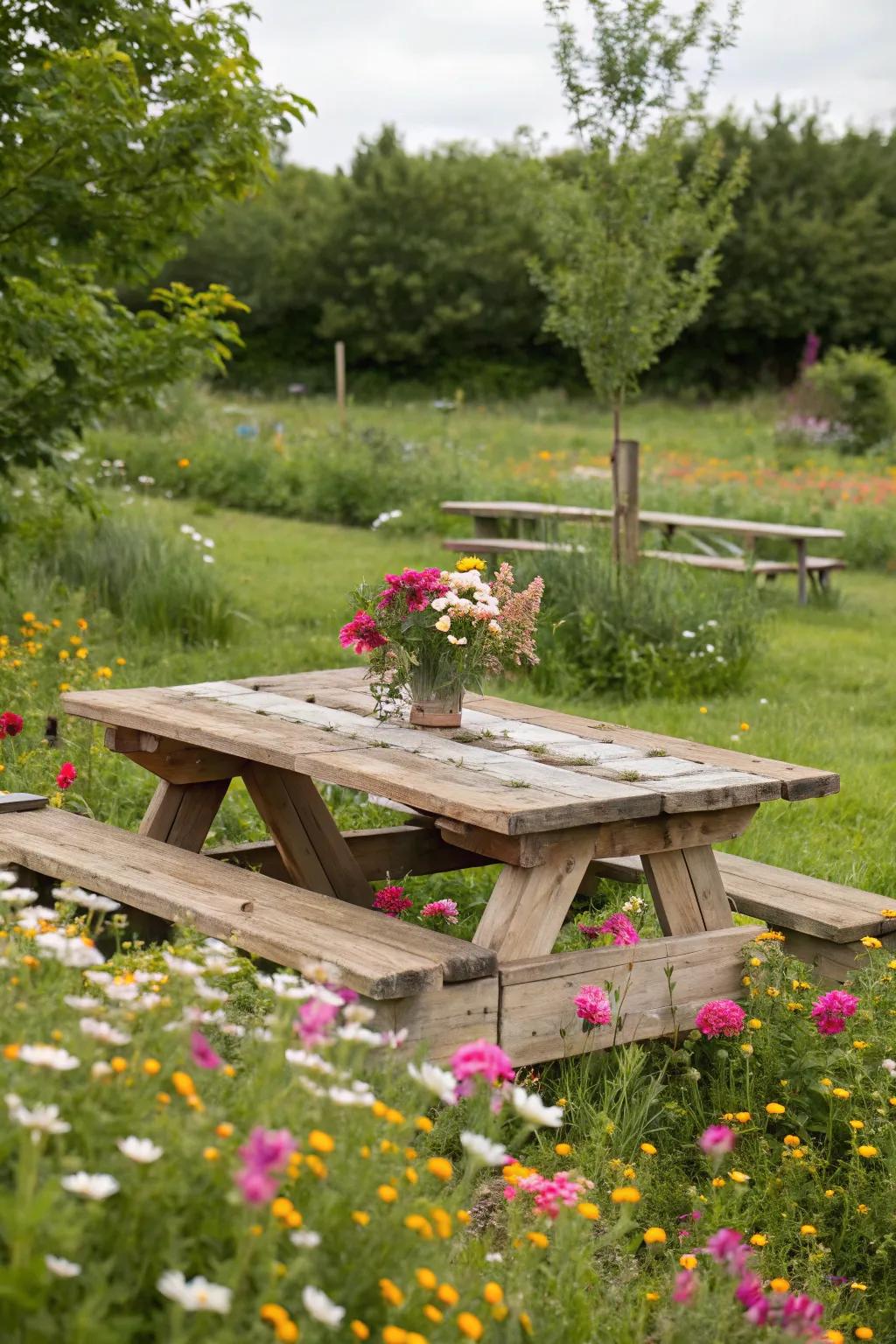 Eco tables make a positive impact on your backyard and the environment.