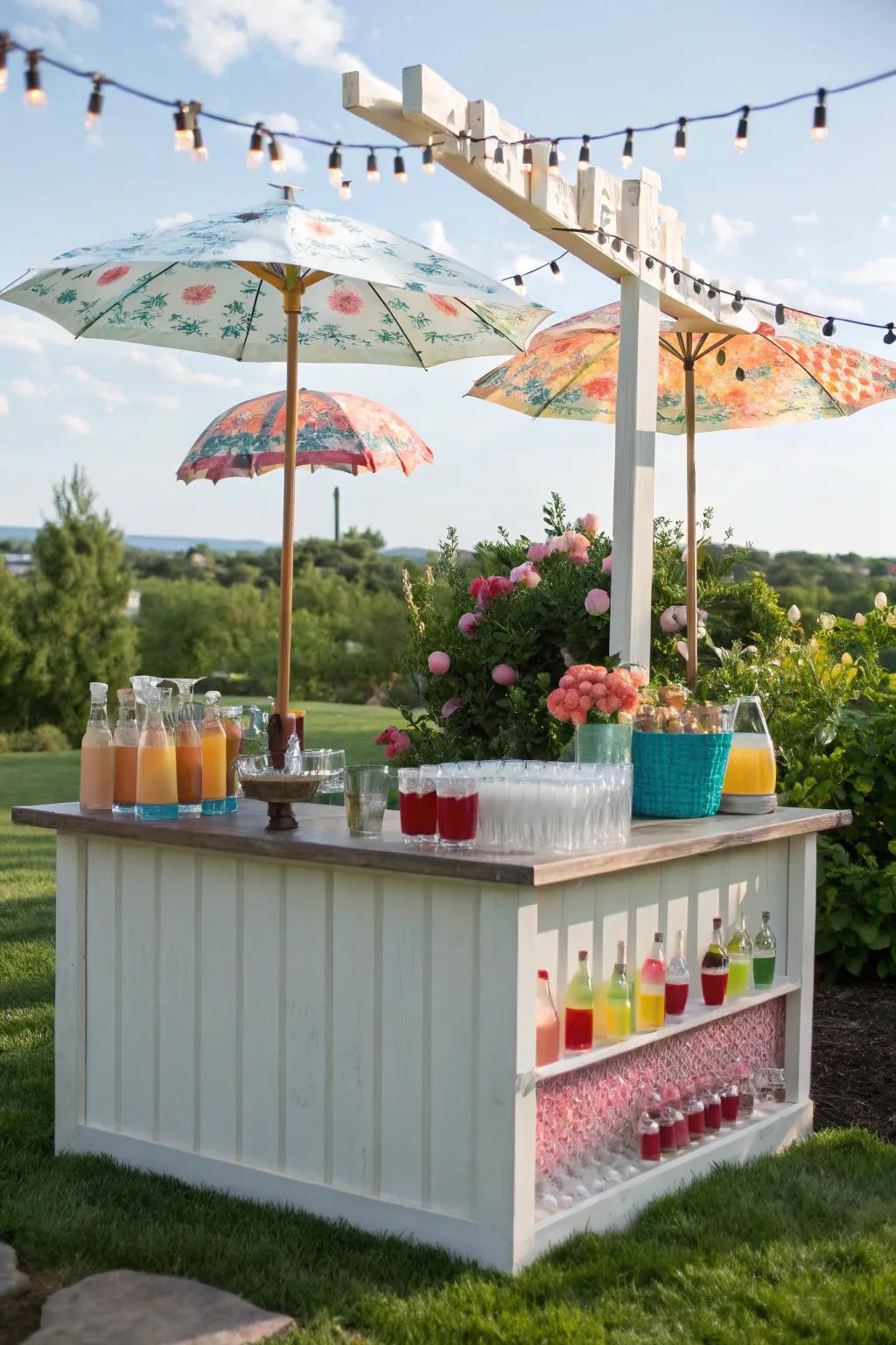 A personalized bar adds a fun and engaging element.