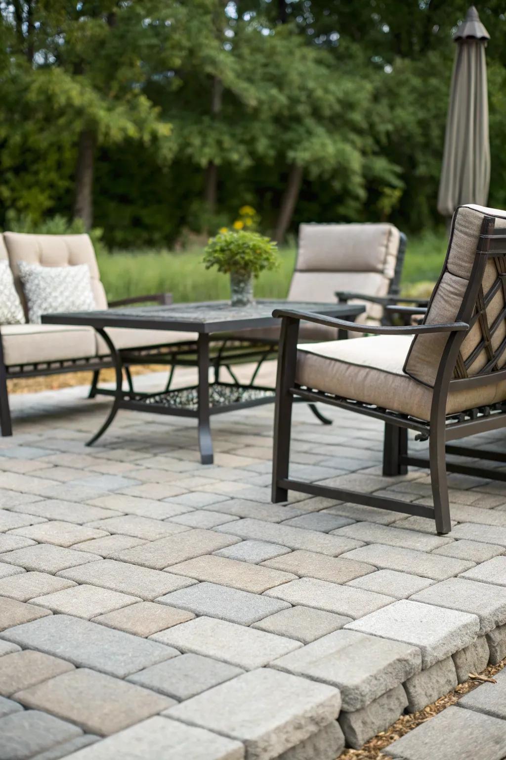Weather-resistant materials make your patio last longer.