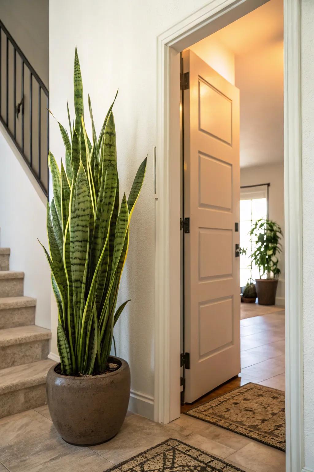 Create a refreshing first impression in your entryway.