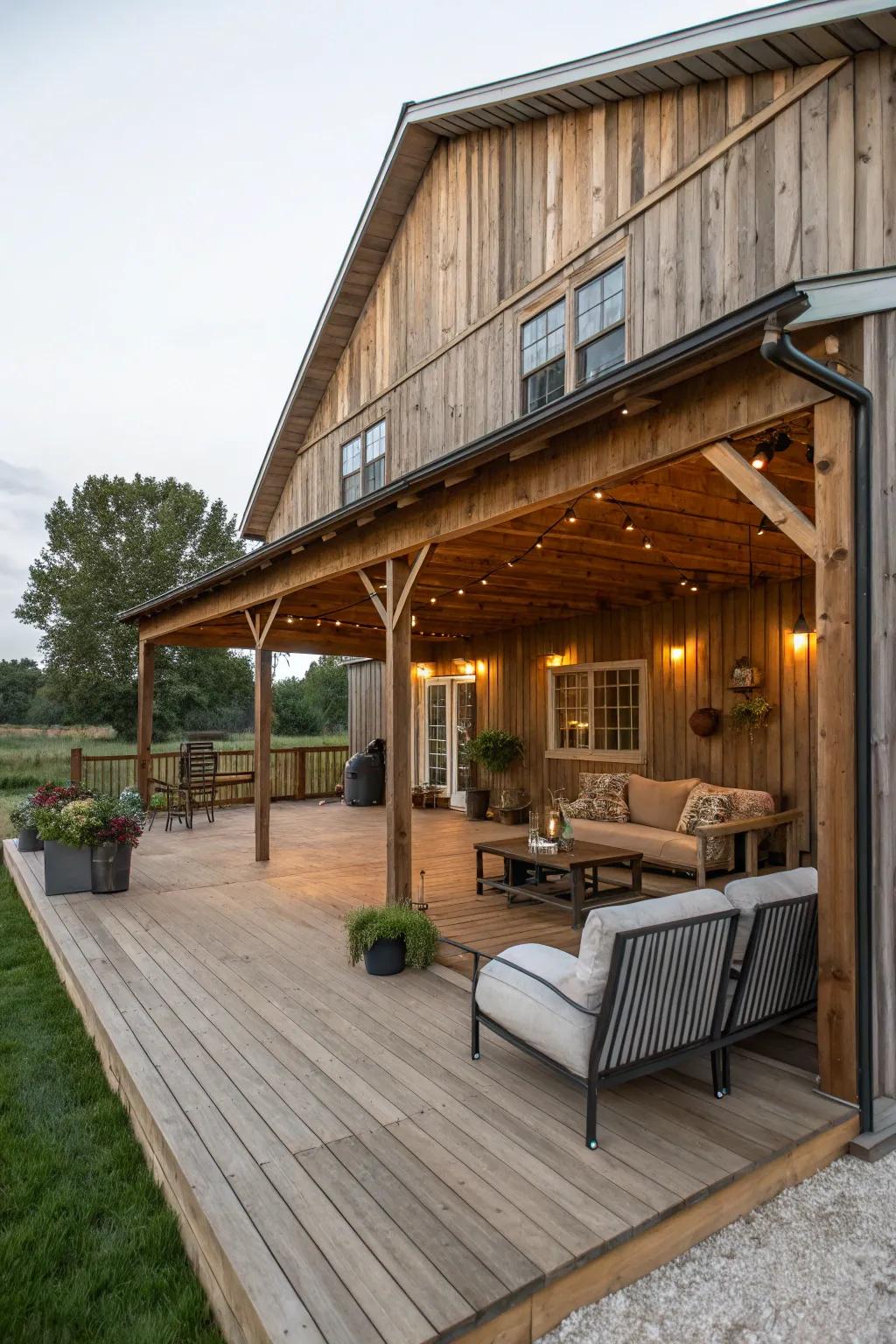 An outdoor extension delivers the ideal space for summer relaxation.